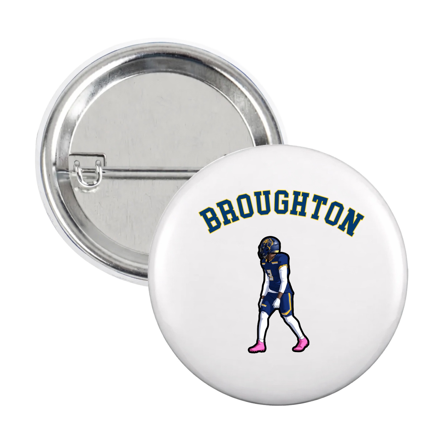 Game Day Button — Shirsey Arch in White