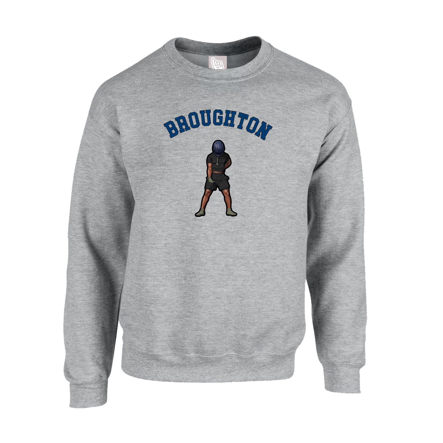 Fleece Crew — Shirsey Arch in Grey