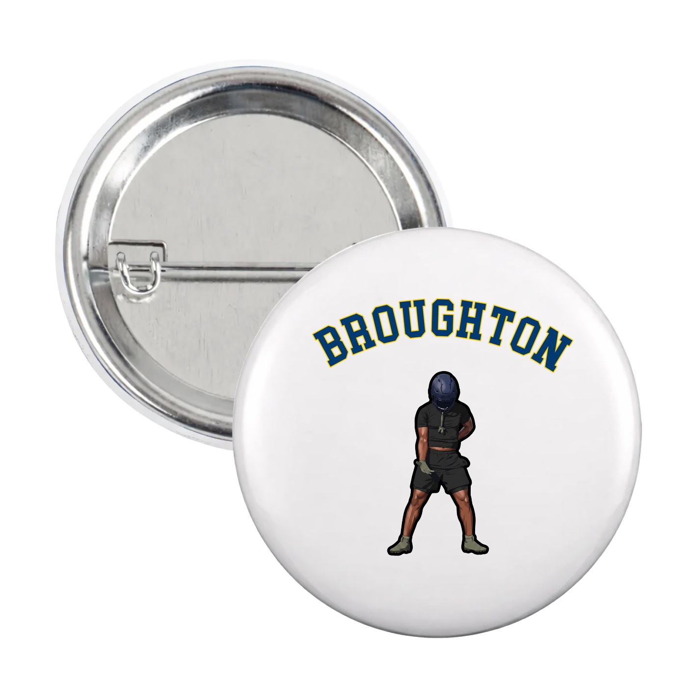 Game Day Button — Shirsey Arch in White