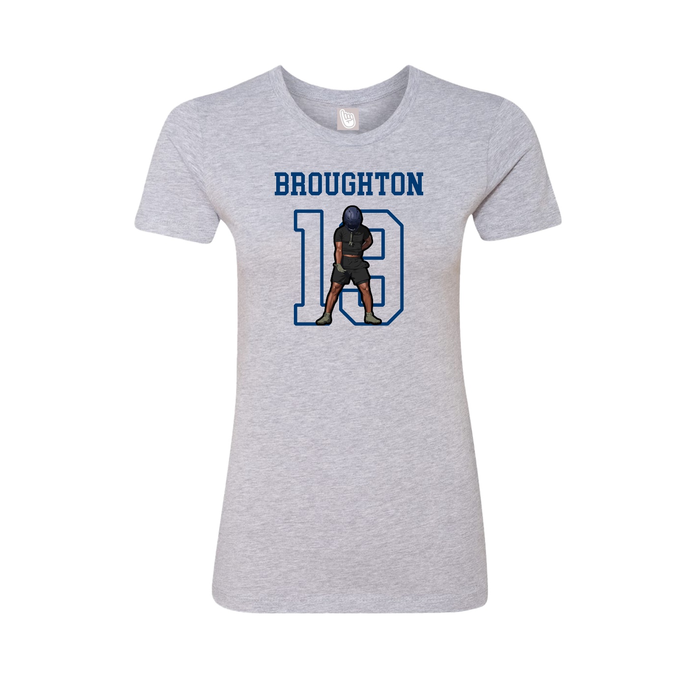 Fitted Women's Tee — Shirsey in Grey