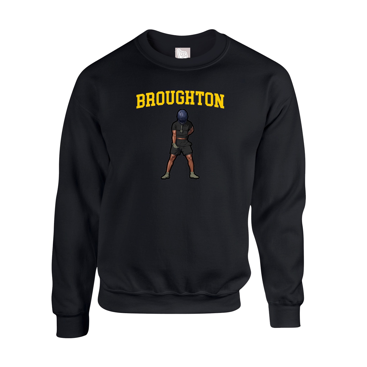 Fleece Crew — Shirsey in Black