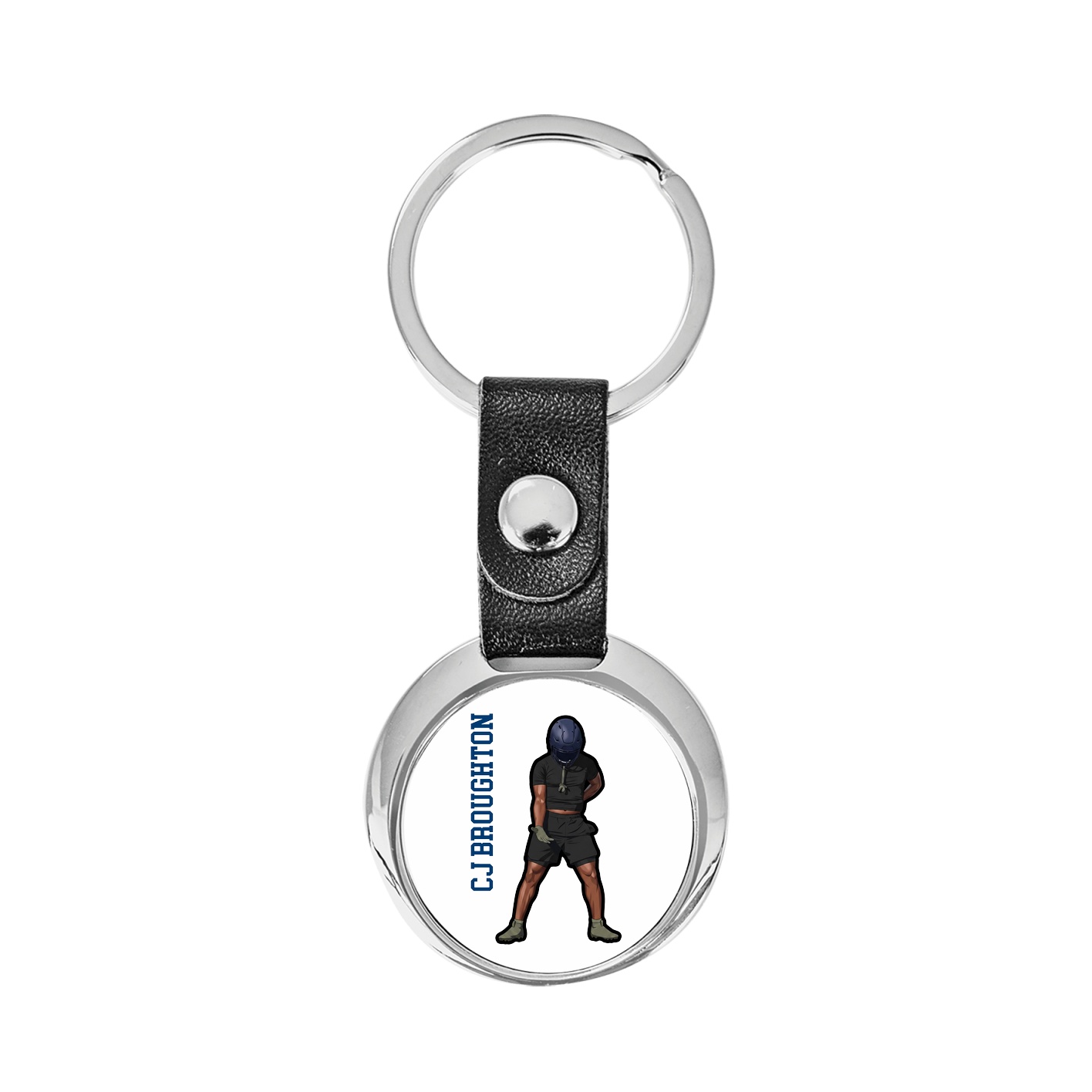 Key Chain — Name Vertical in Classic