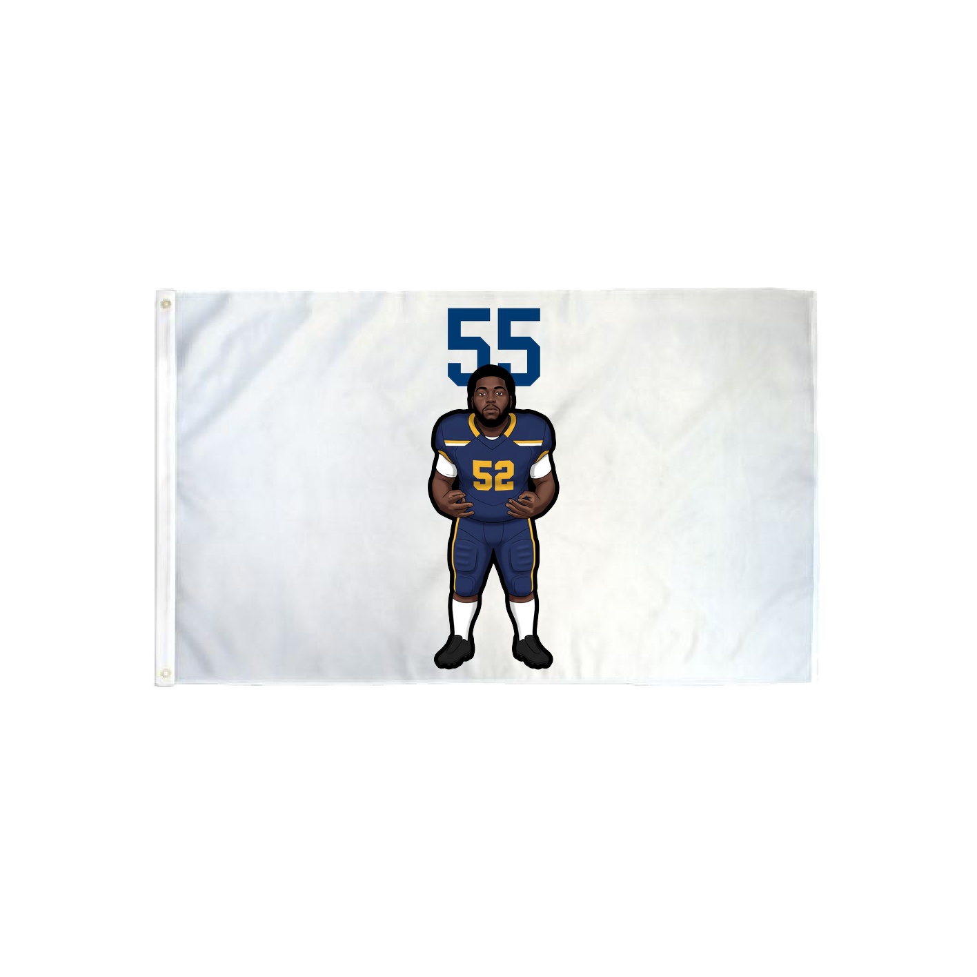 3x5 Flag — Number Top in Classic