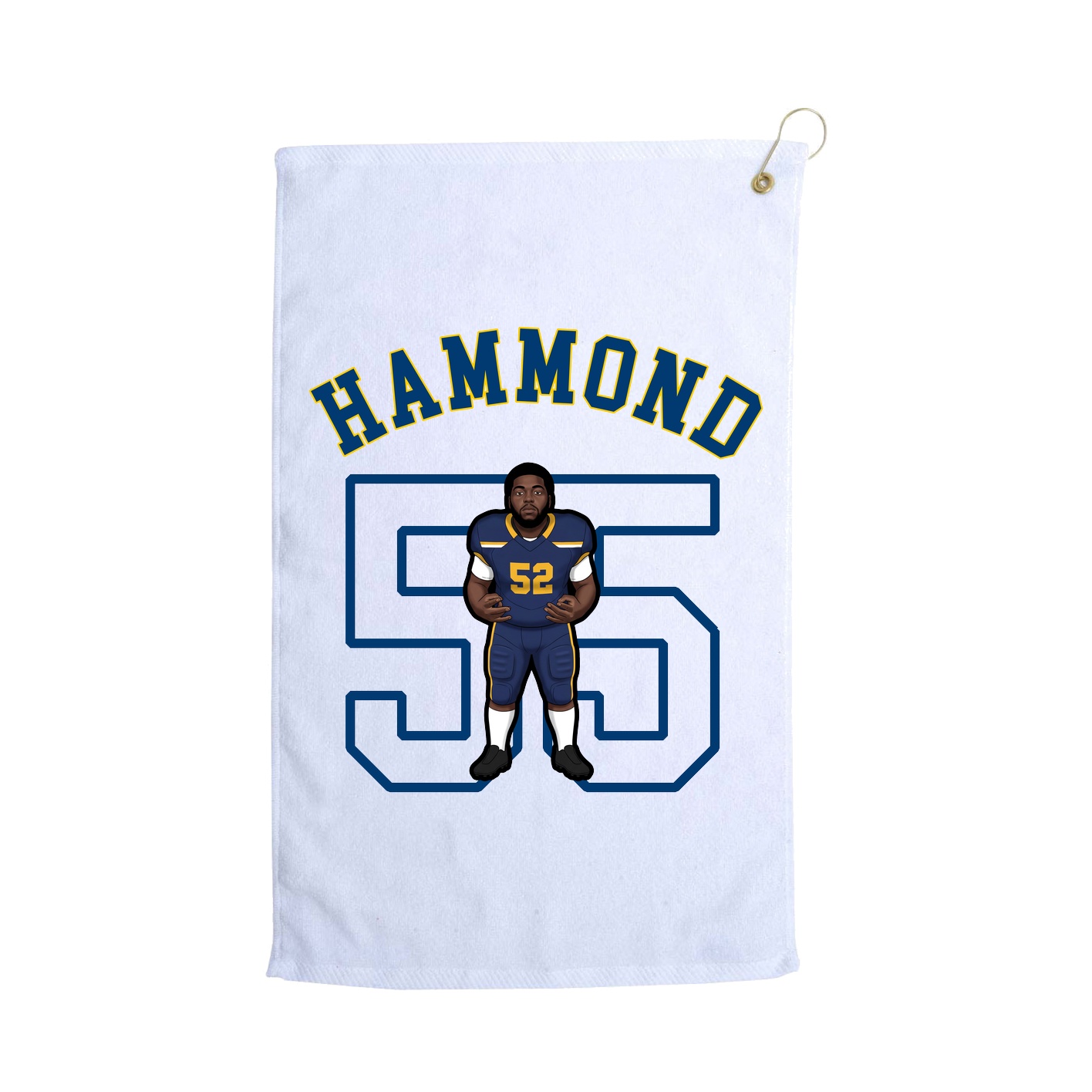 Golf Towel — Shirsey Arch in White