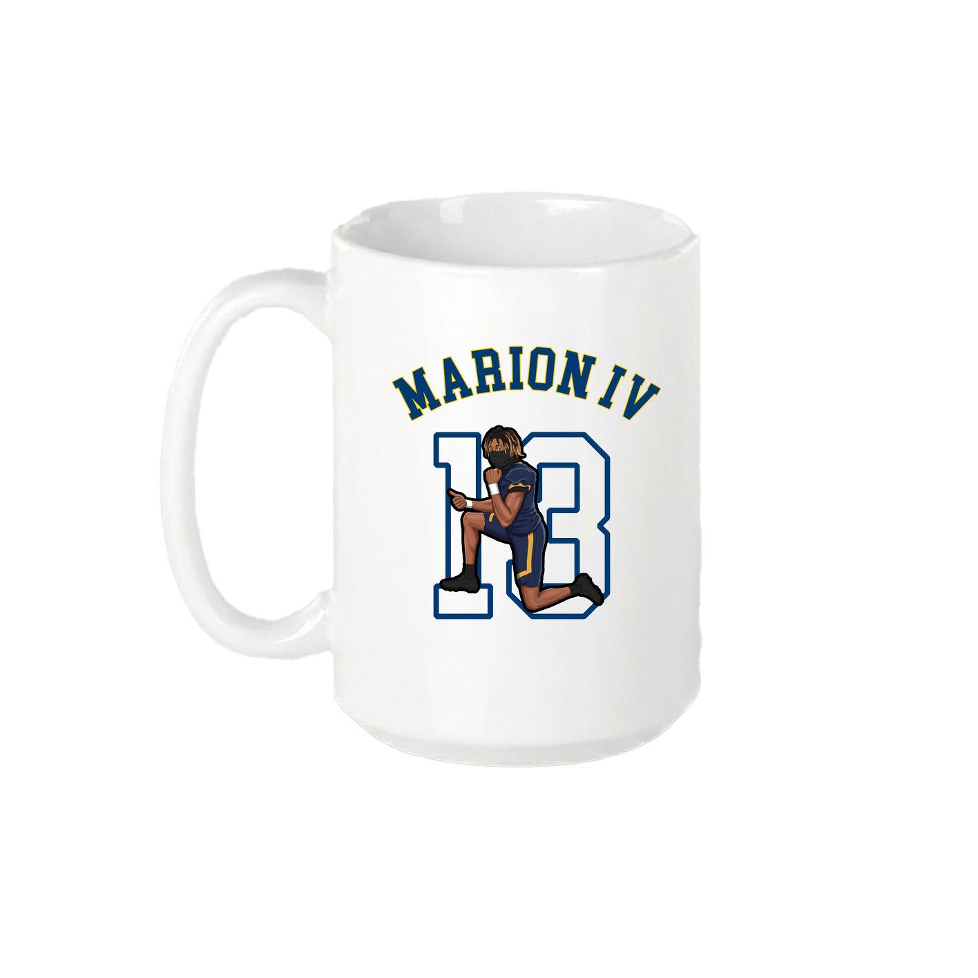 15oz Coffee Mug — Shirsey Arch in White