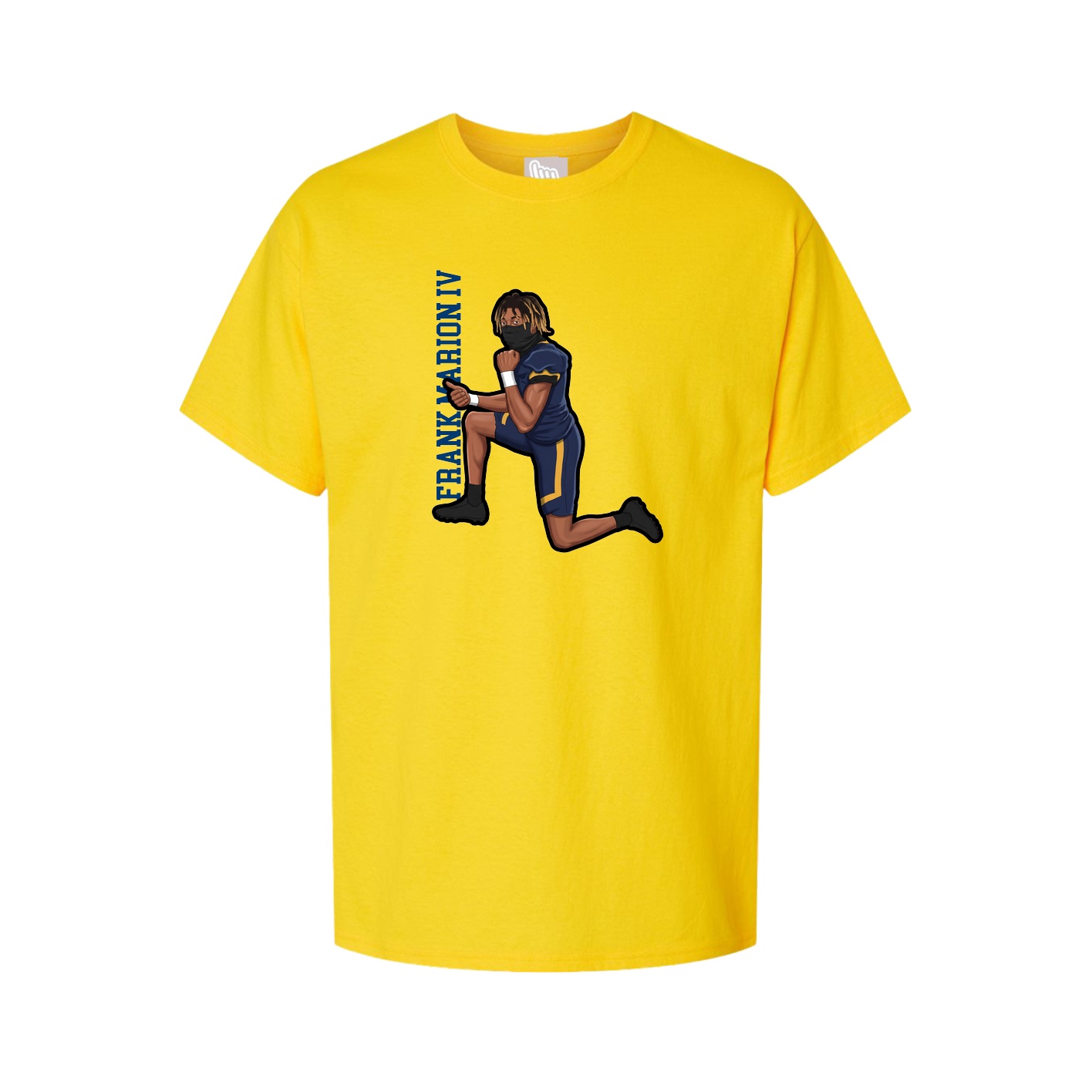 Tee — Name Vertical in Gold