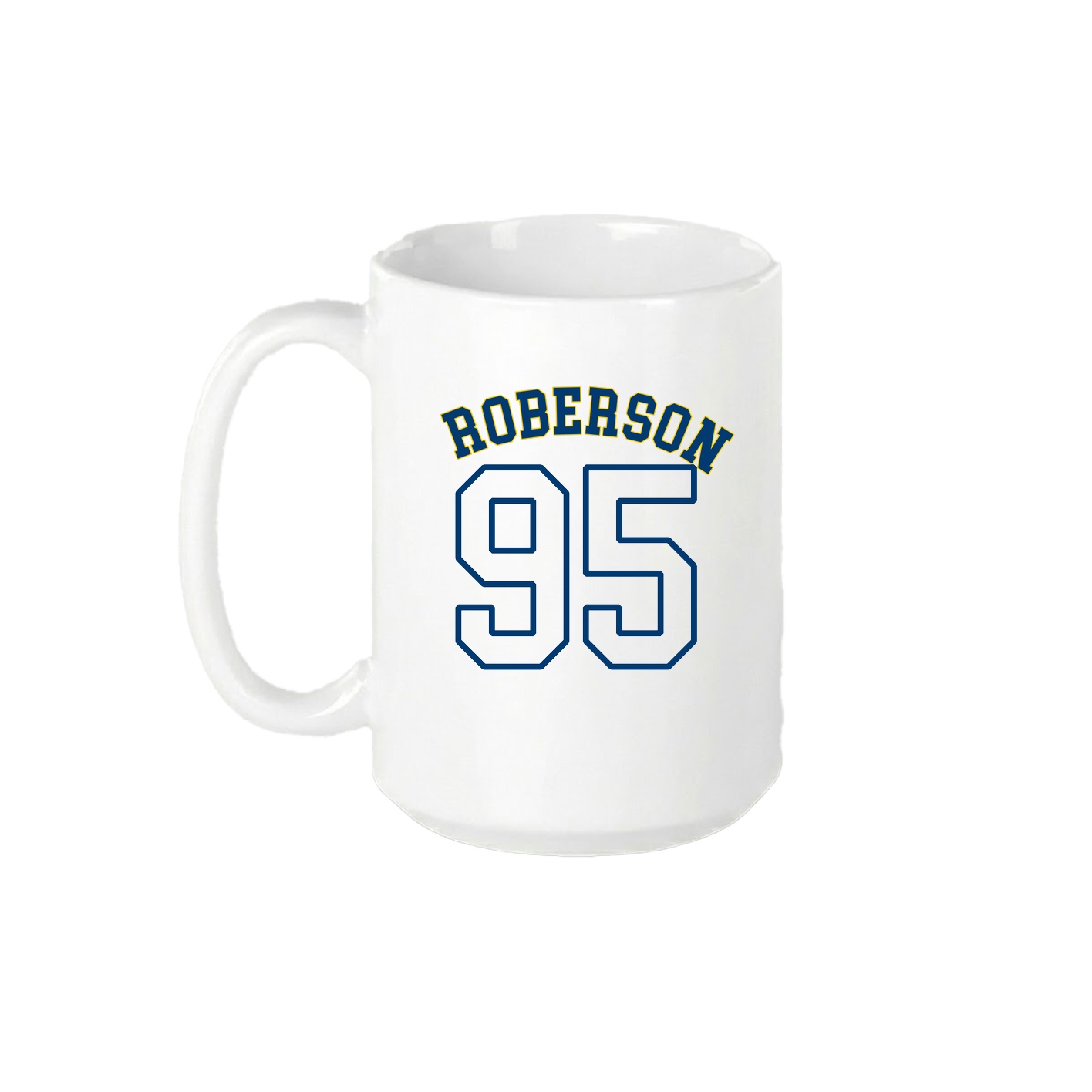 15oz Coffee Mug — Shirsey Arch in White