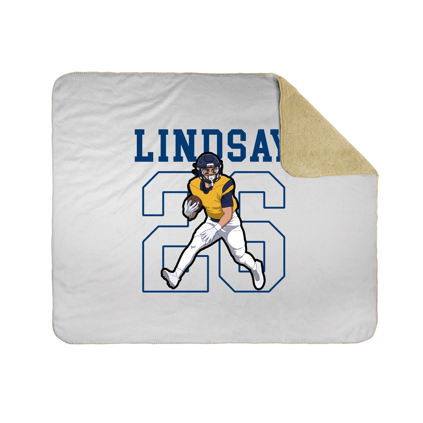 50x60 Sherpa Lined Throw Blanket