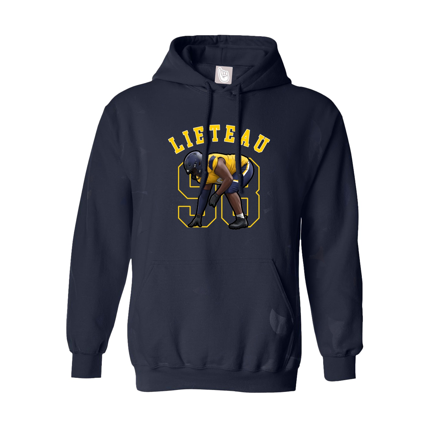 Youth Hoodie — Shirsey Arch in Navy