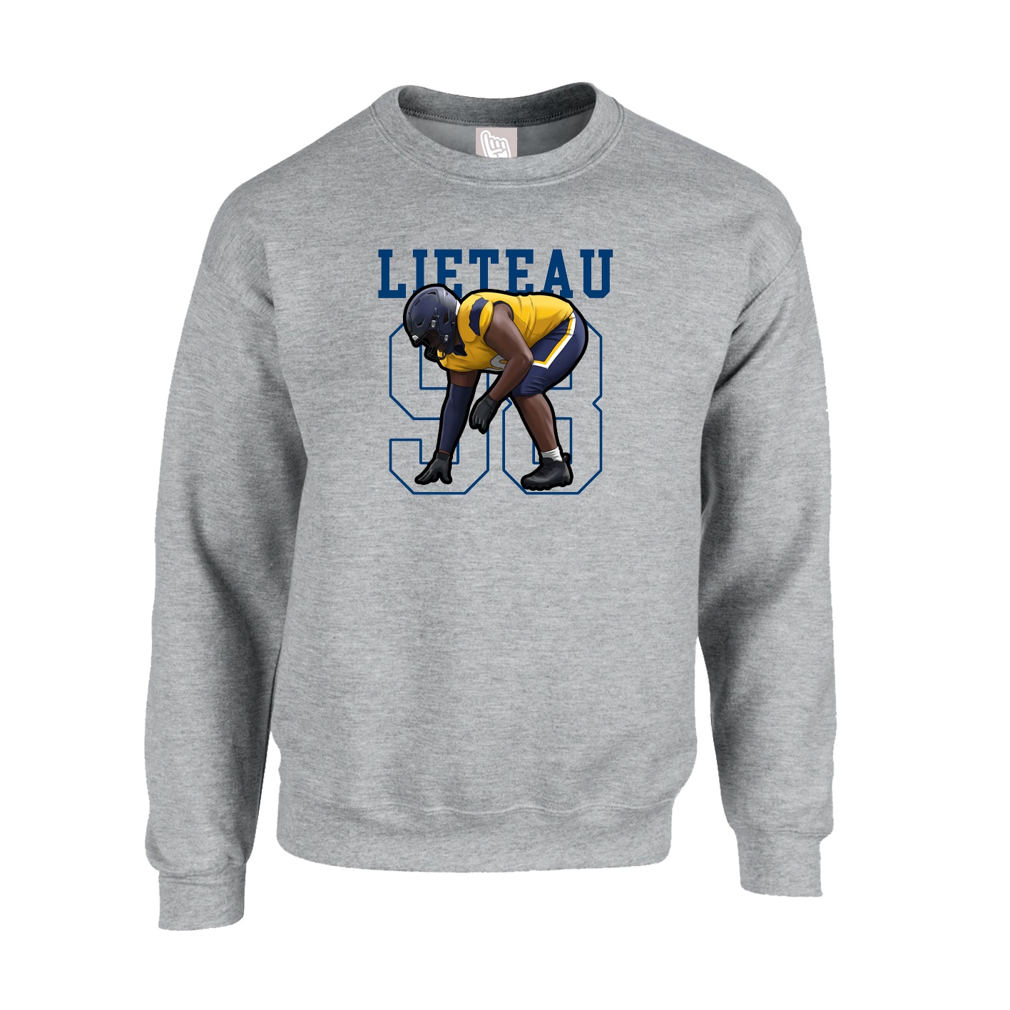 Fleece Crew — Shirsey in Grey