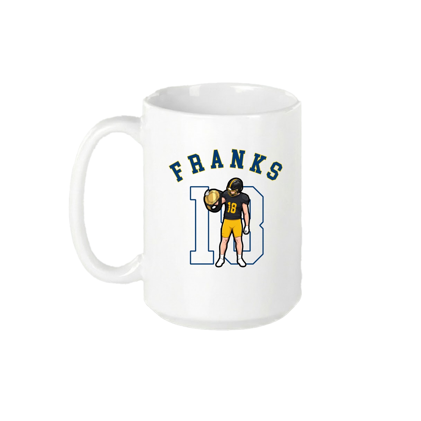 15oz Coffee Mug — Shirsey Arch in White