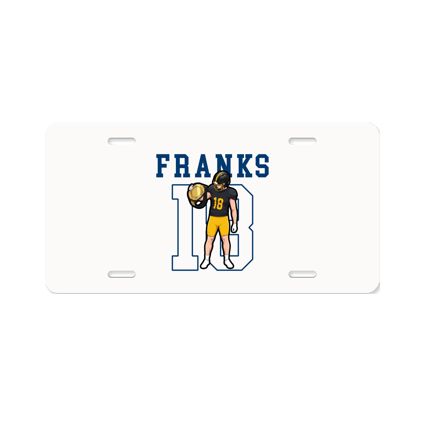 License Plate — Shirsey in Classic