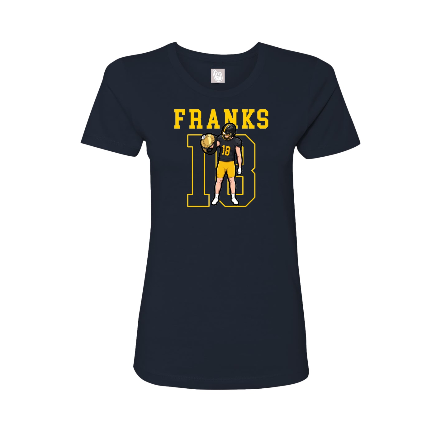 Fitted Women's Tee — Shirsey in Navy