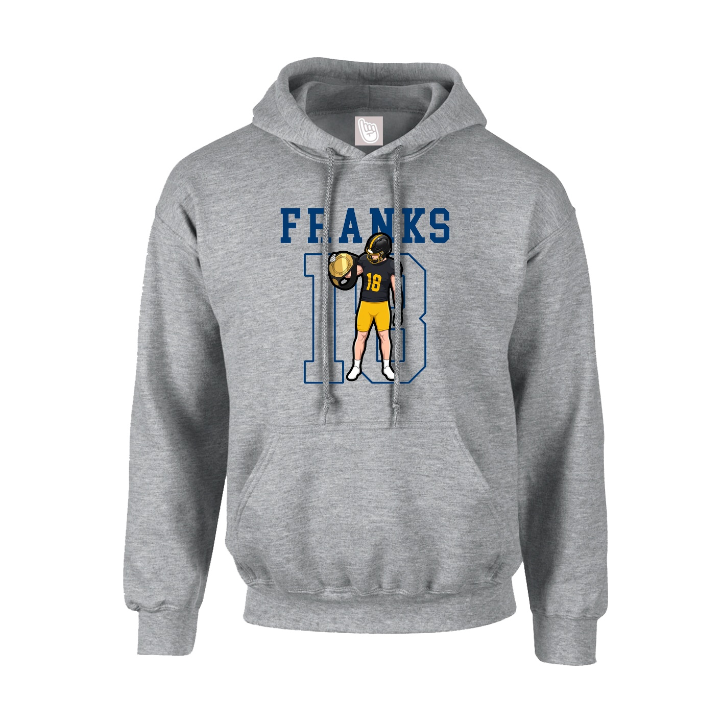 Hoodie — Shirsey in Grey