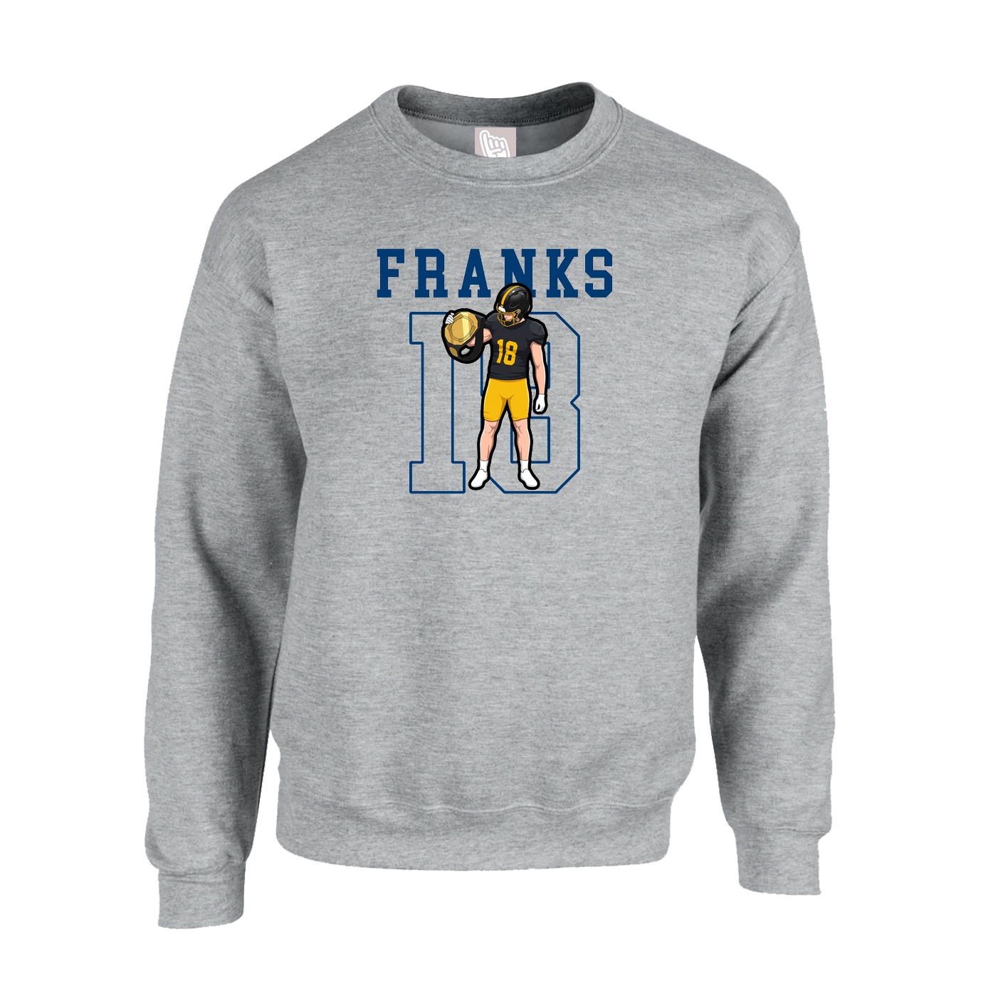 Fleece Crew — Shirsey in Grey