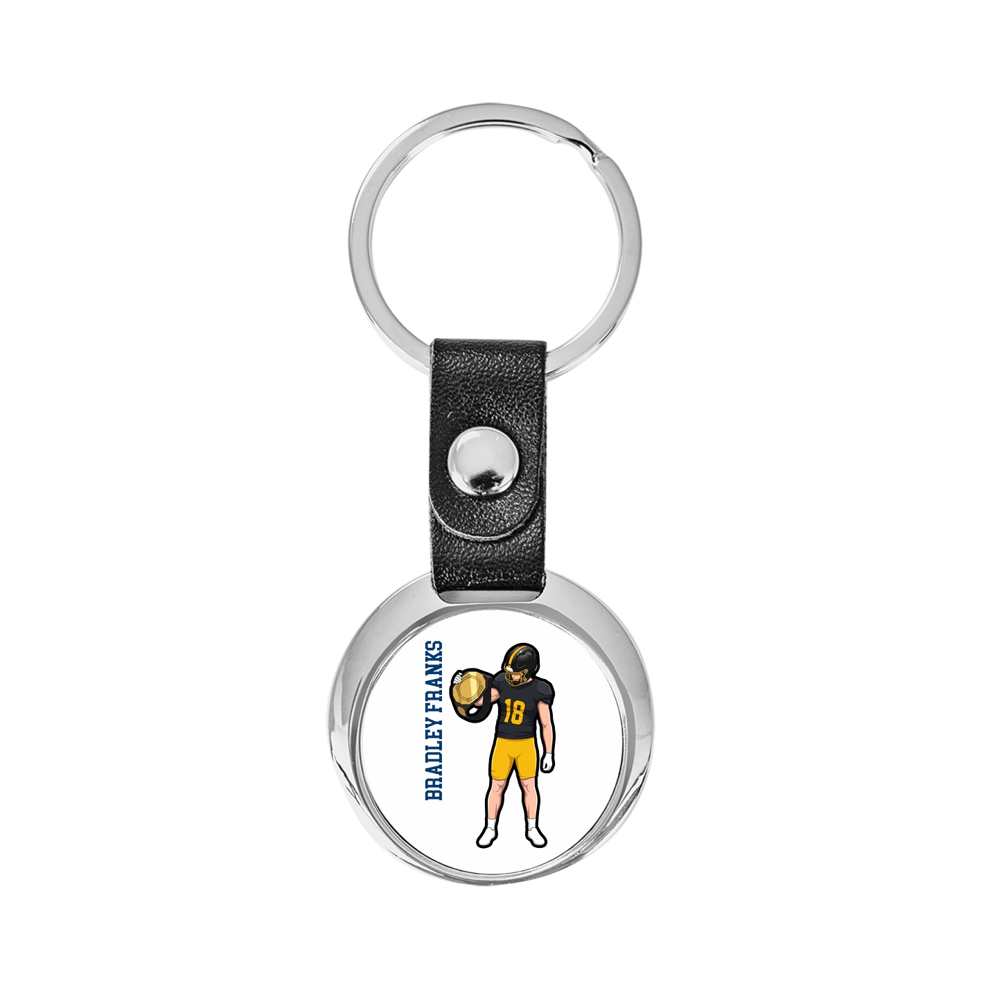 Key Chain — Name Vertical in Classic