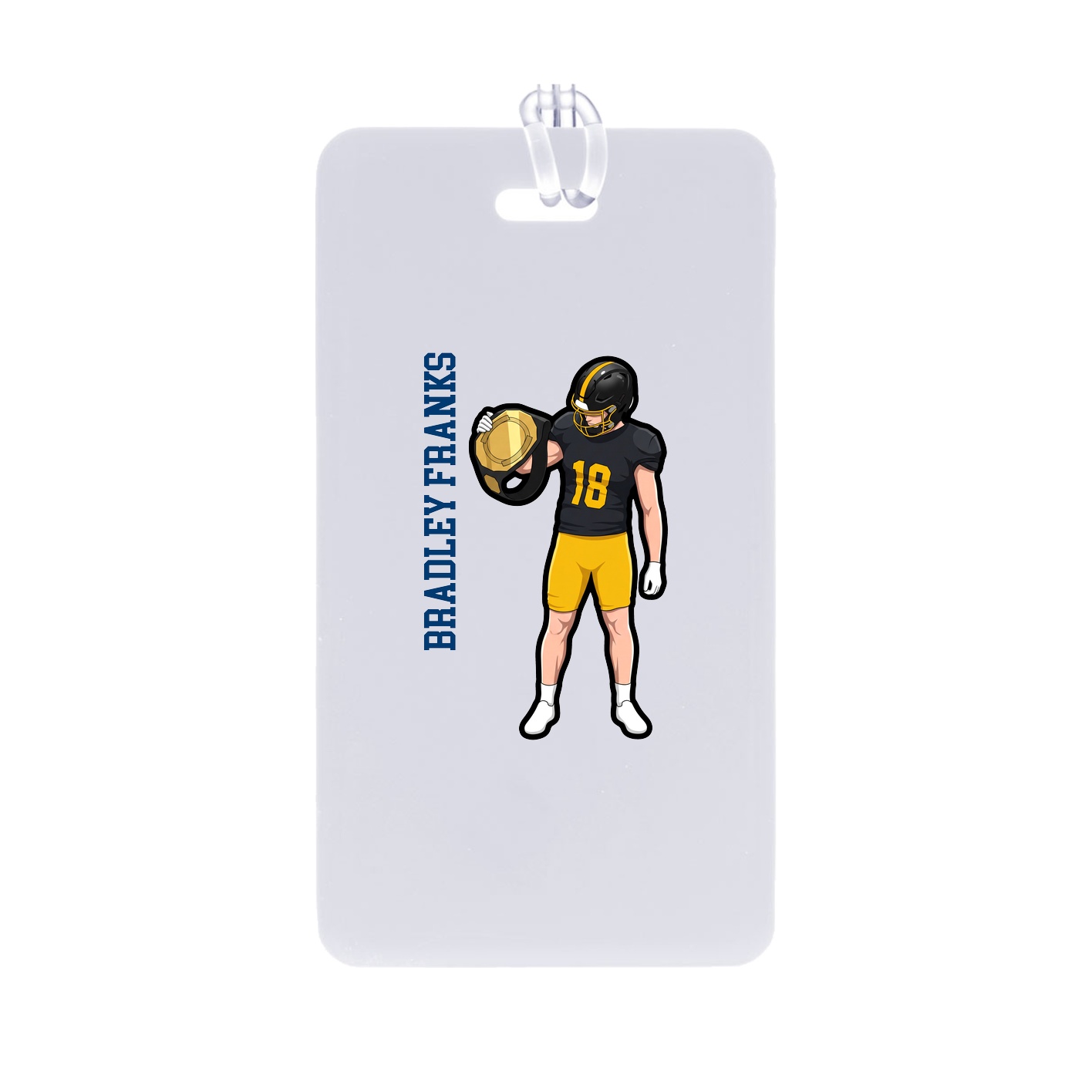 Bag Tag — Name Vertical in Classic