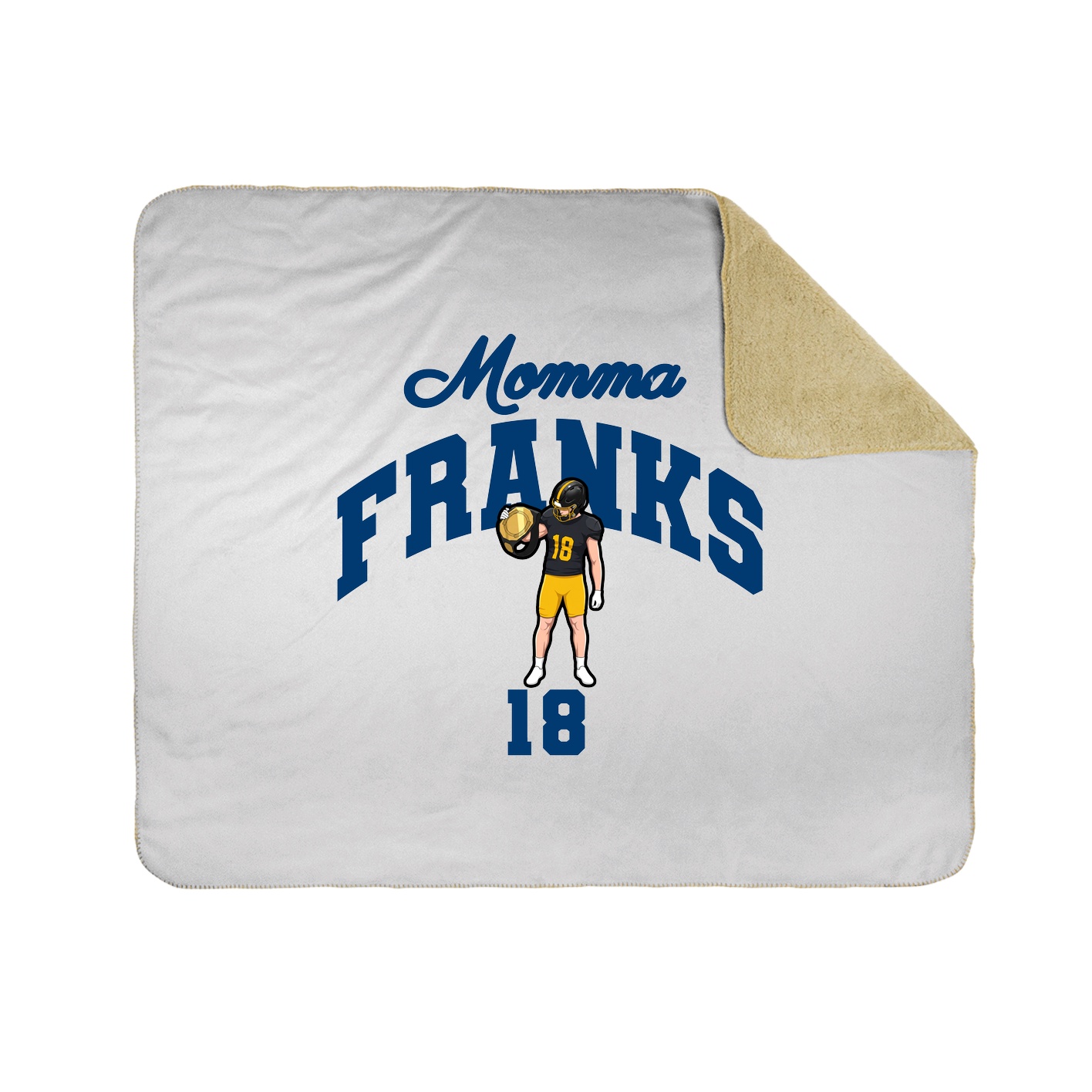 Throw Blanket — Mothers Day Arch in White