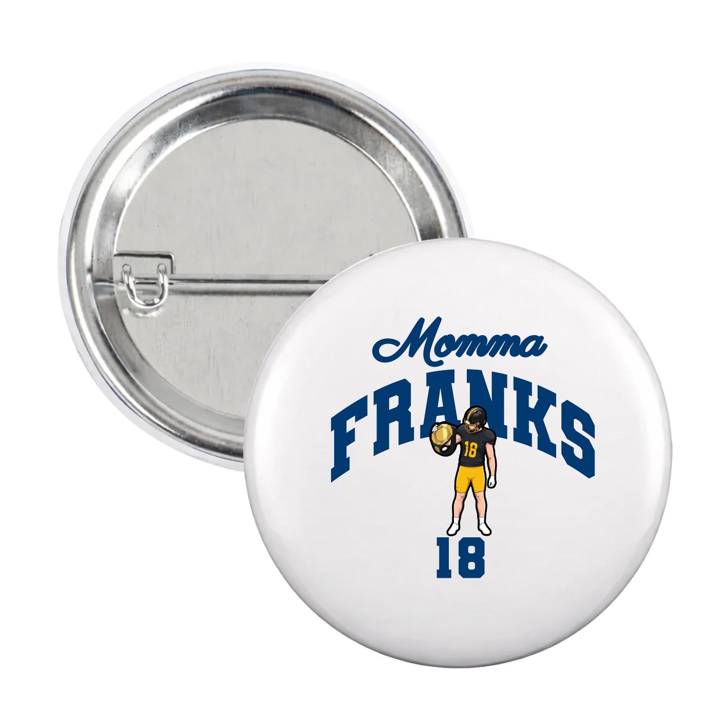 Game Day Button — Mothers Day Arch in White
