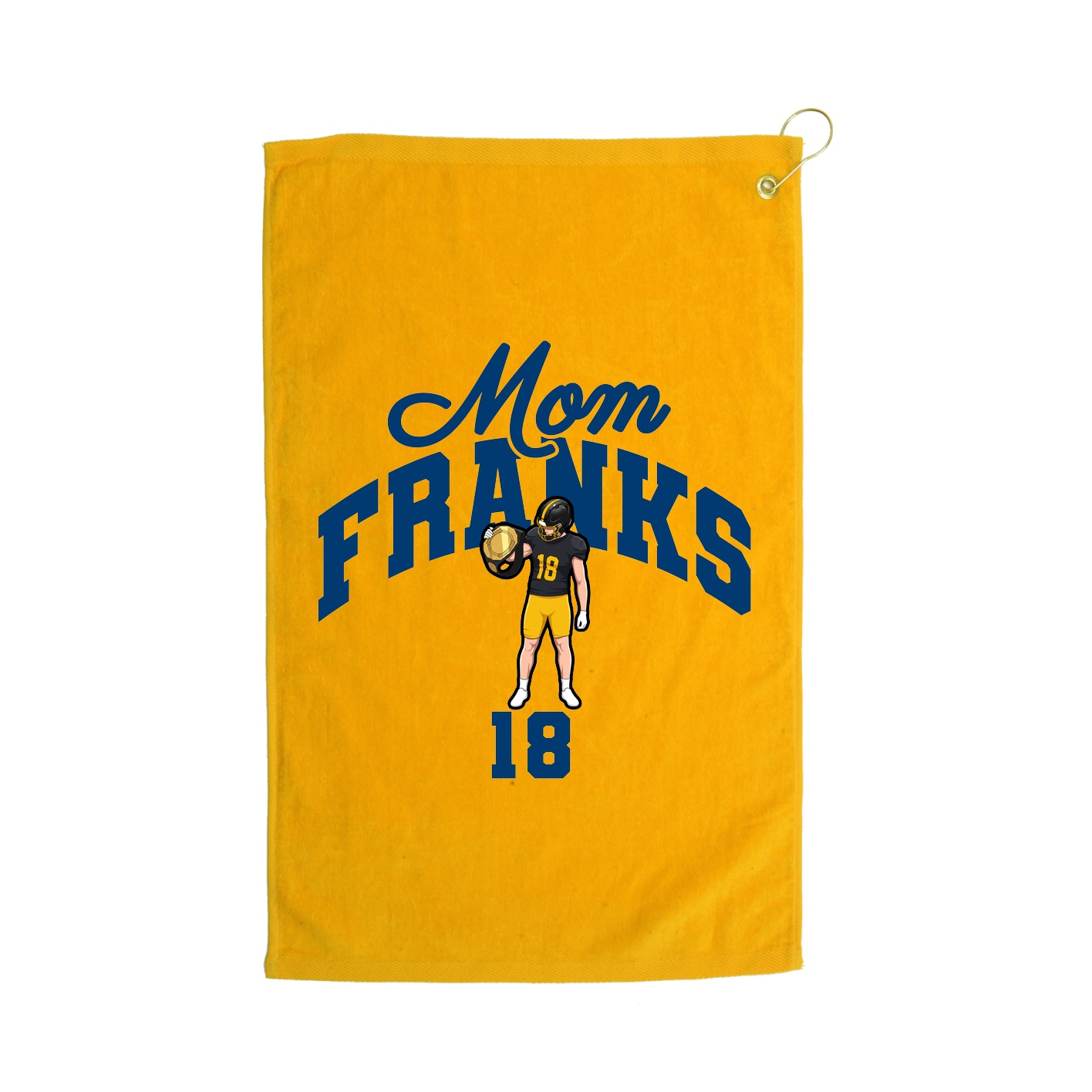 Golf Towel — Mothers Day Arch in Gold