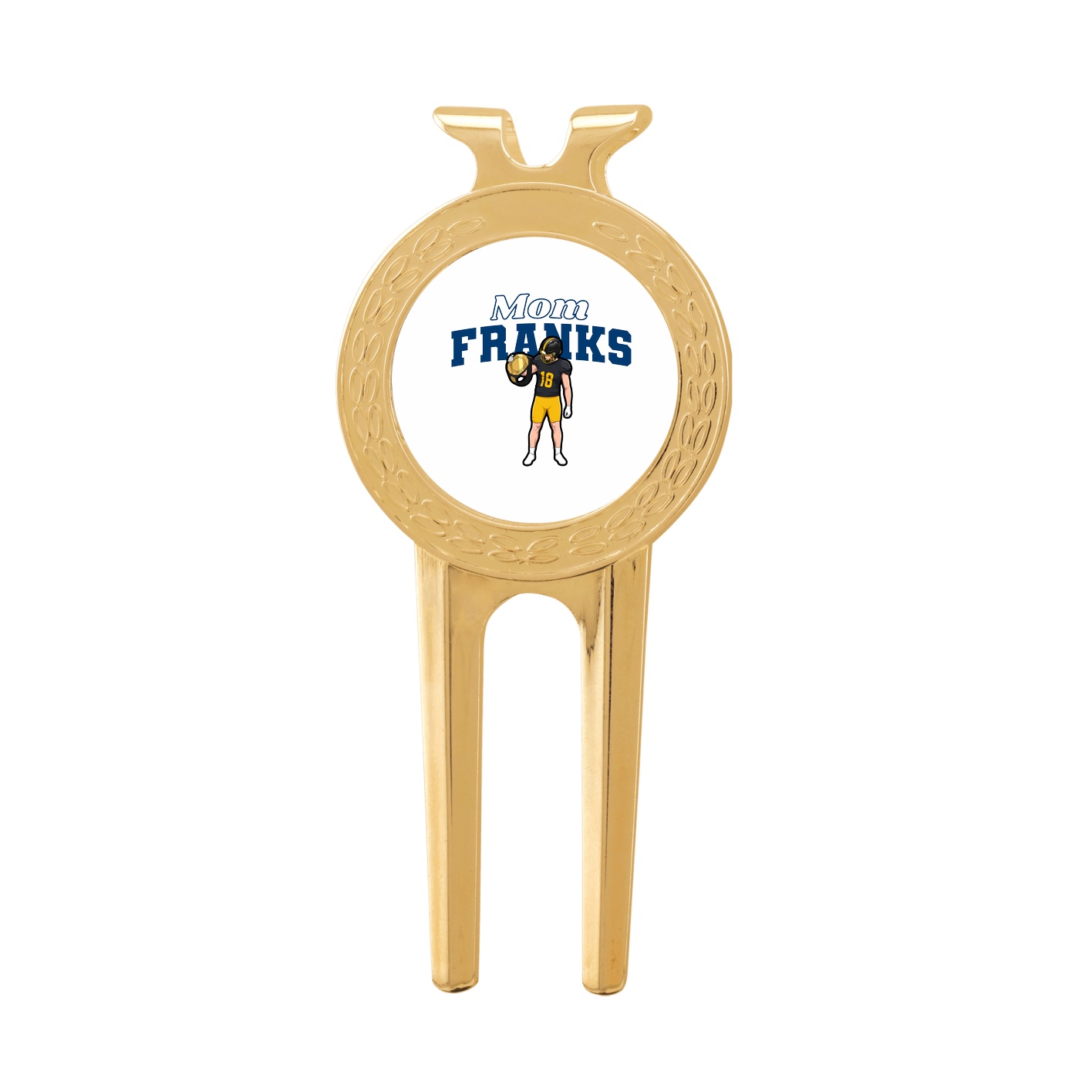 Divot Tool with Ball Marker — Mothers Day Block in Classic
