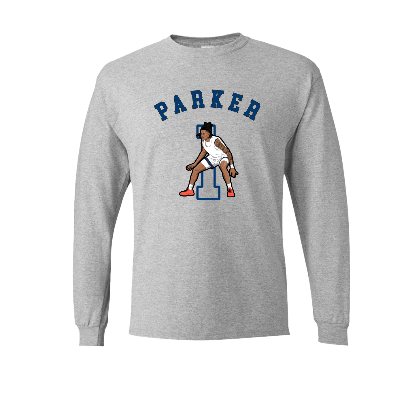 Long Sleeve Tee — Shirsey Arch in Grey