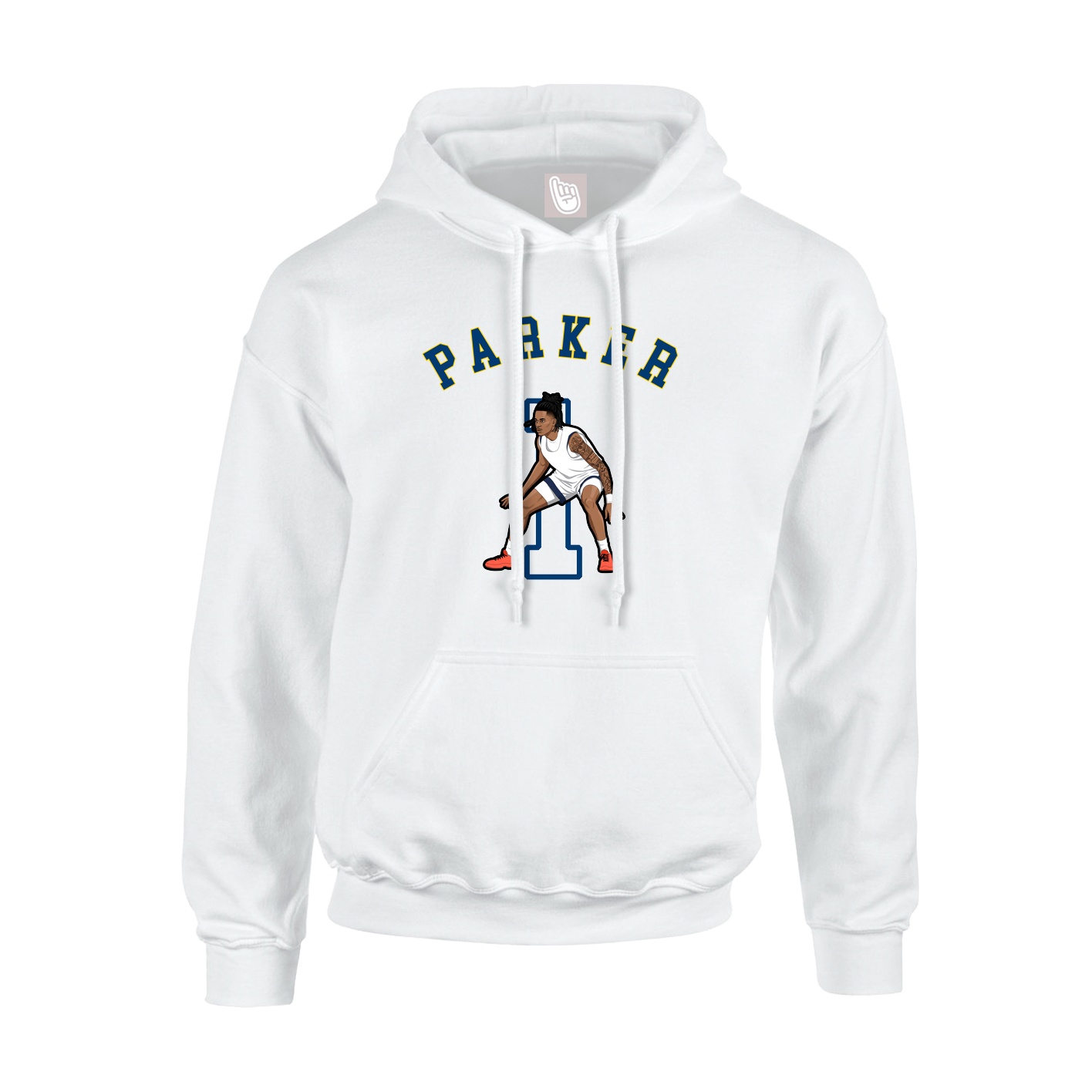 Hoodie — Shirsey Arch in White