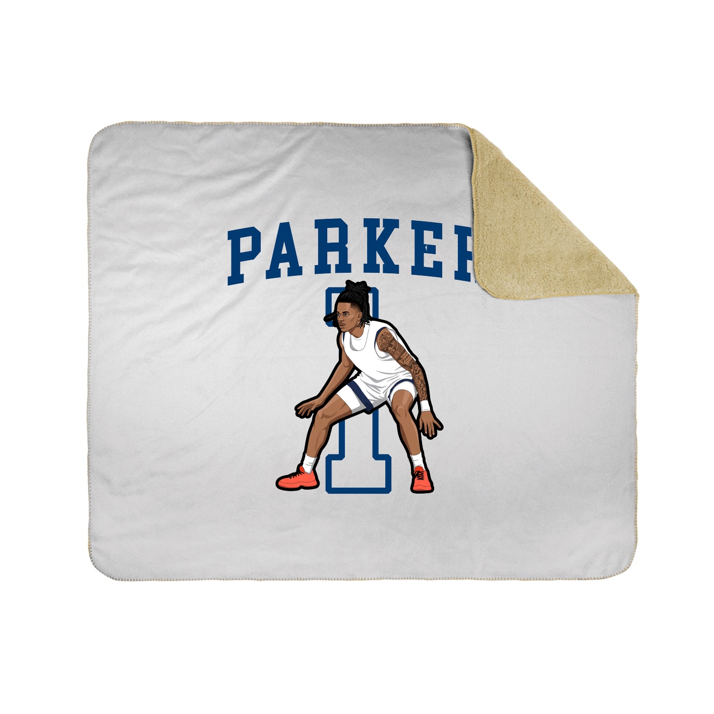 Throw Blanket — Shirsey in White