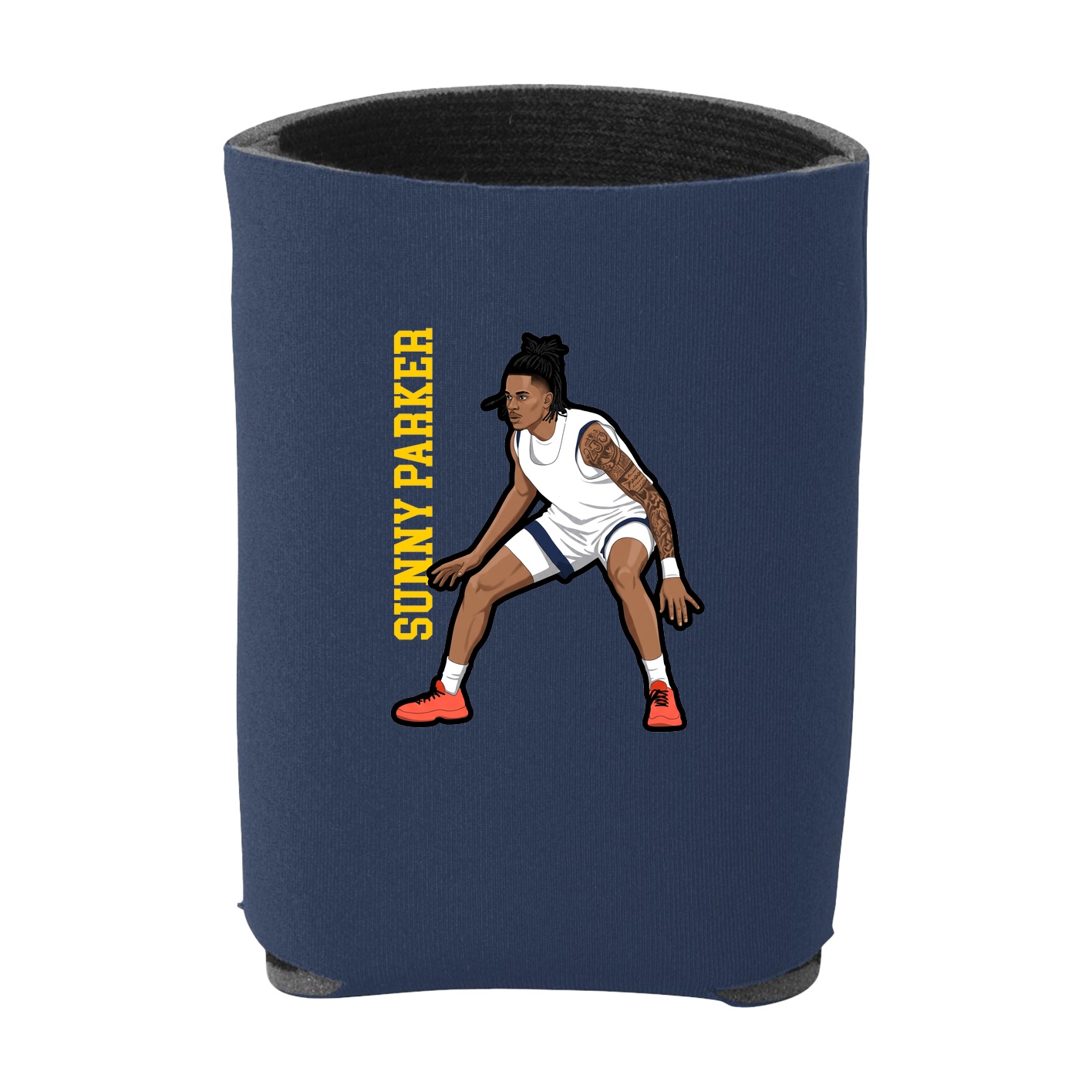 Can Holder — Name Vertical in Navy