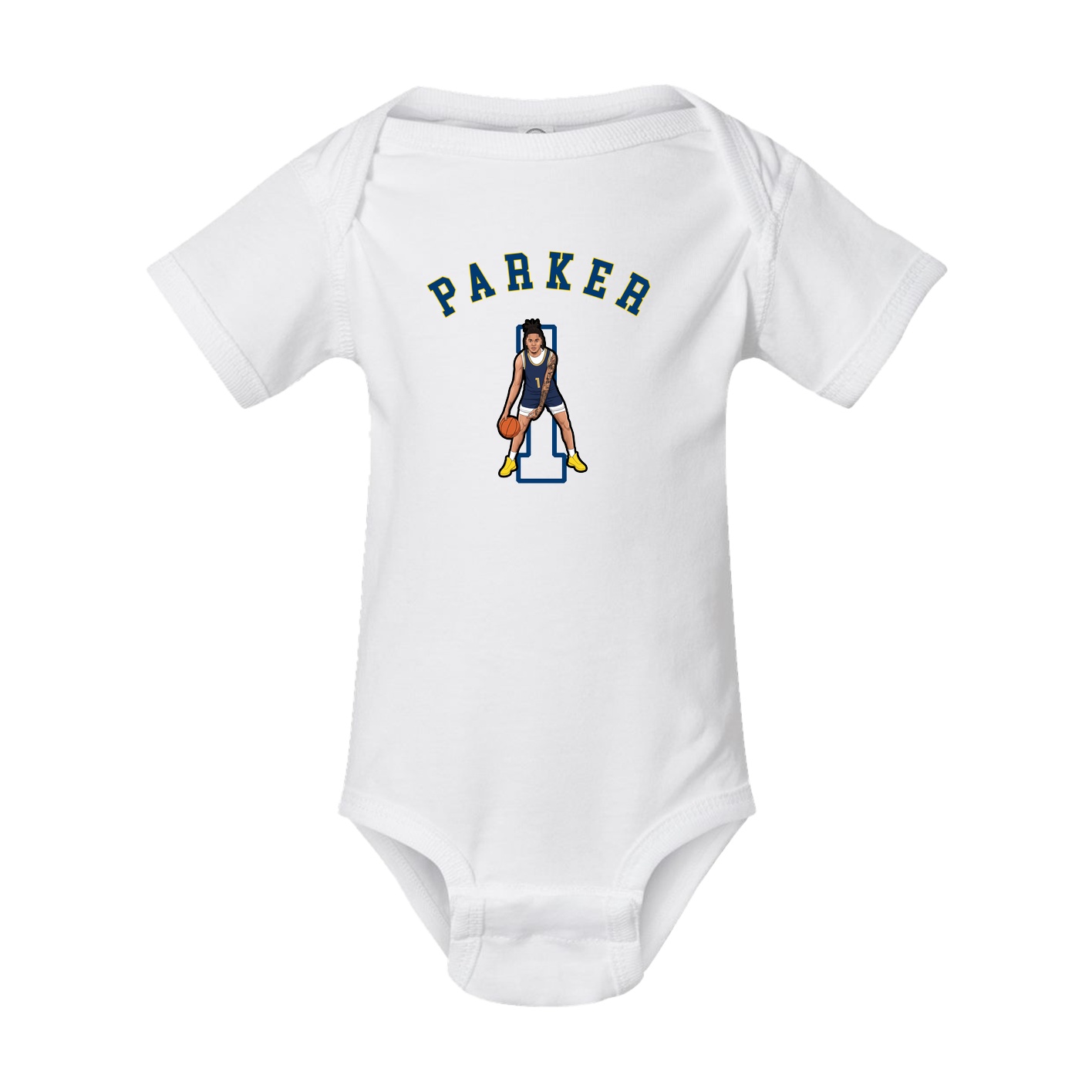 Baby Onesie — Shirsey Arch in White