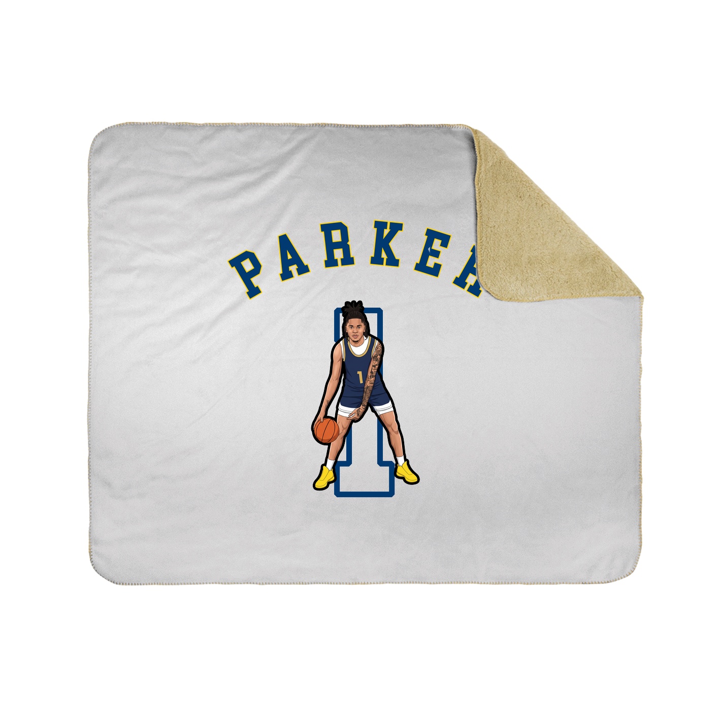 Throw Blanket — Shirsey Arch in White