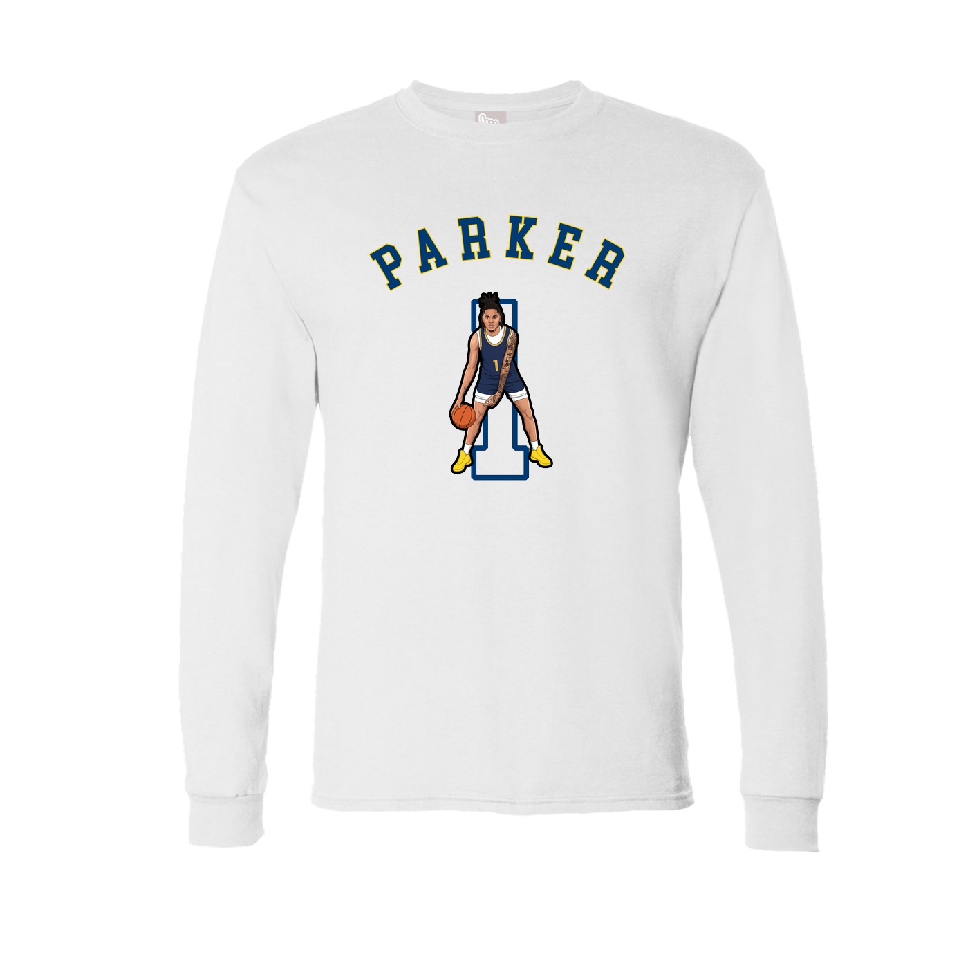Long Sleeve Tee — Shirsey Arch in White