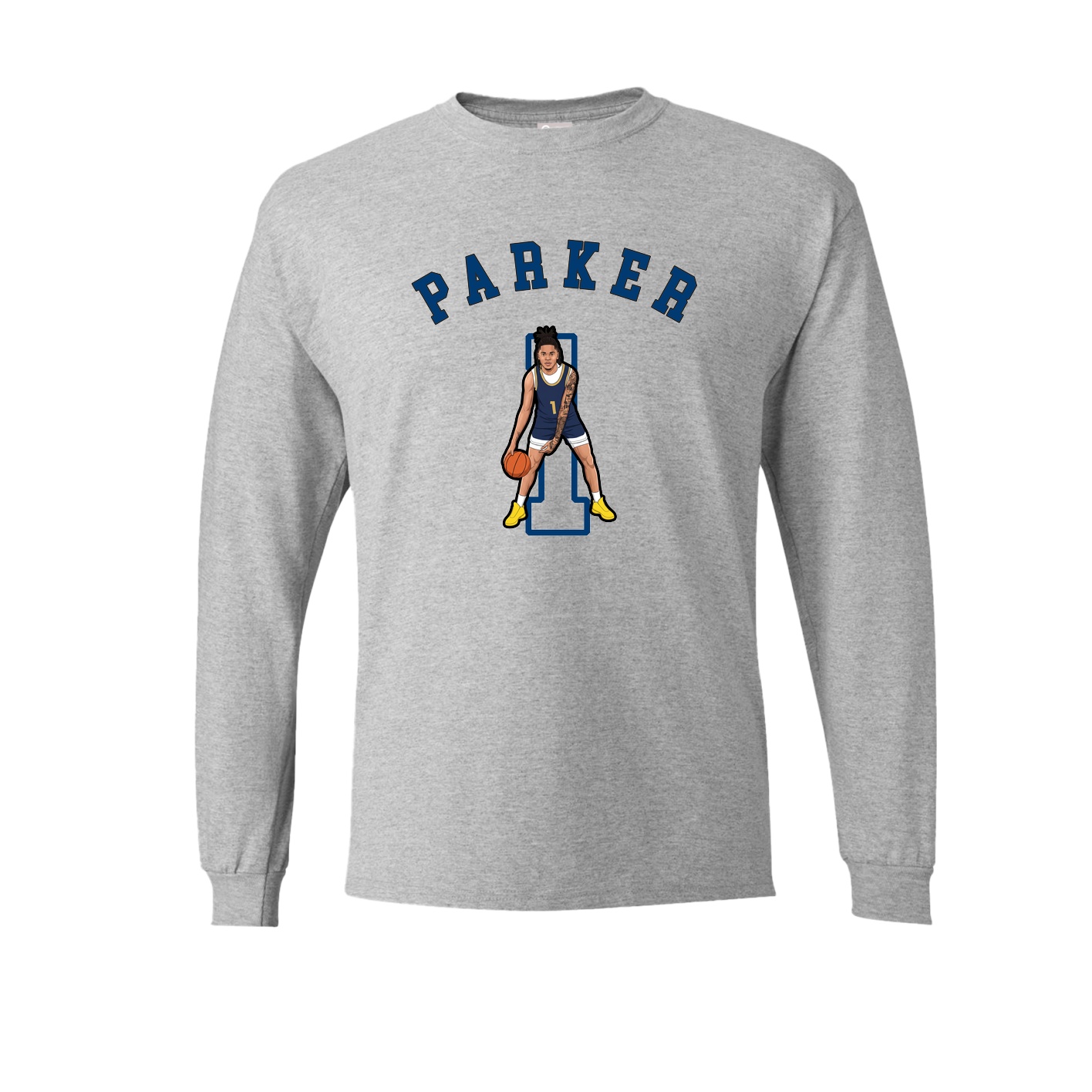 Long Sleeve Tee — Shirsey Arch in Grey