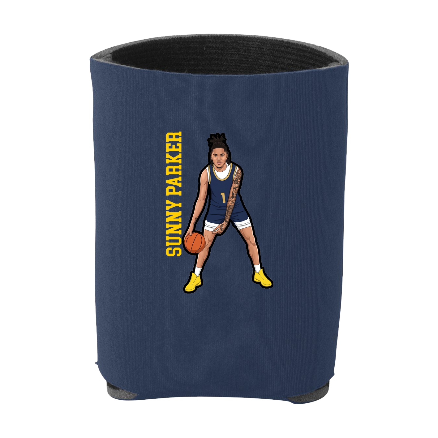 Can Holder — Name Vertical in Navy