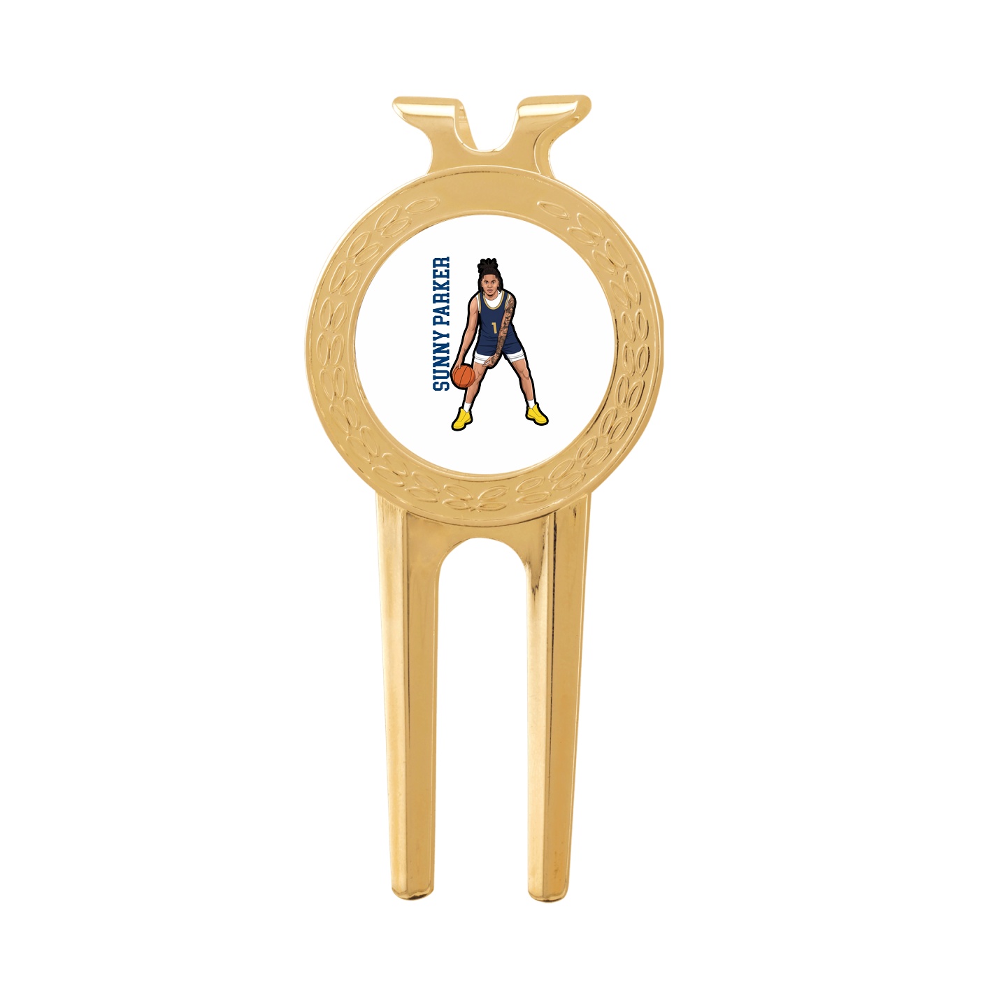 Divot Tool with Ball Marker — Name Vertical in Classic