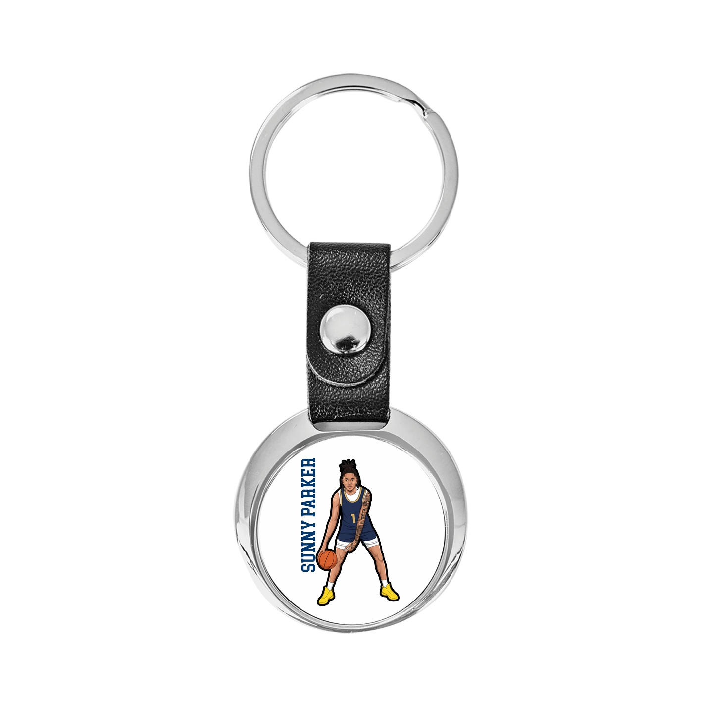 Key Chain — Name Vertical in Classic