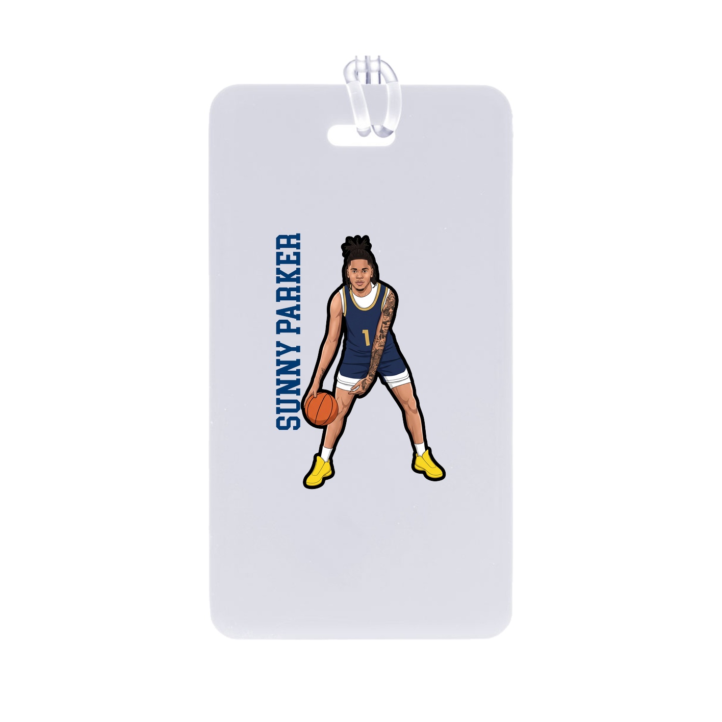 Bag Tag — Name Vertical in Classic