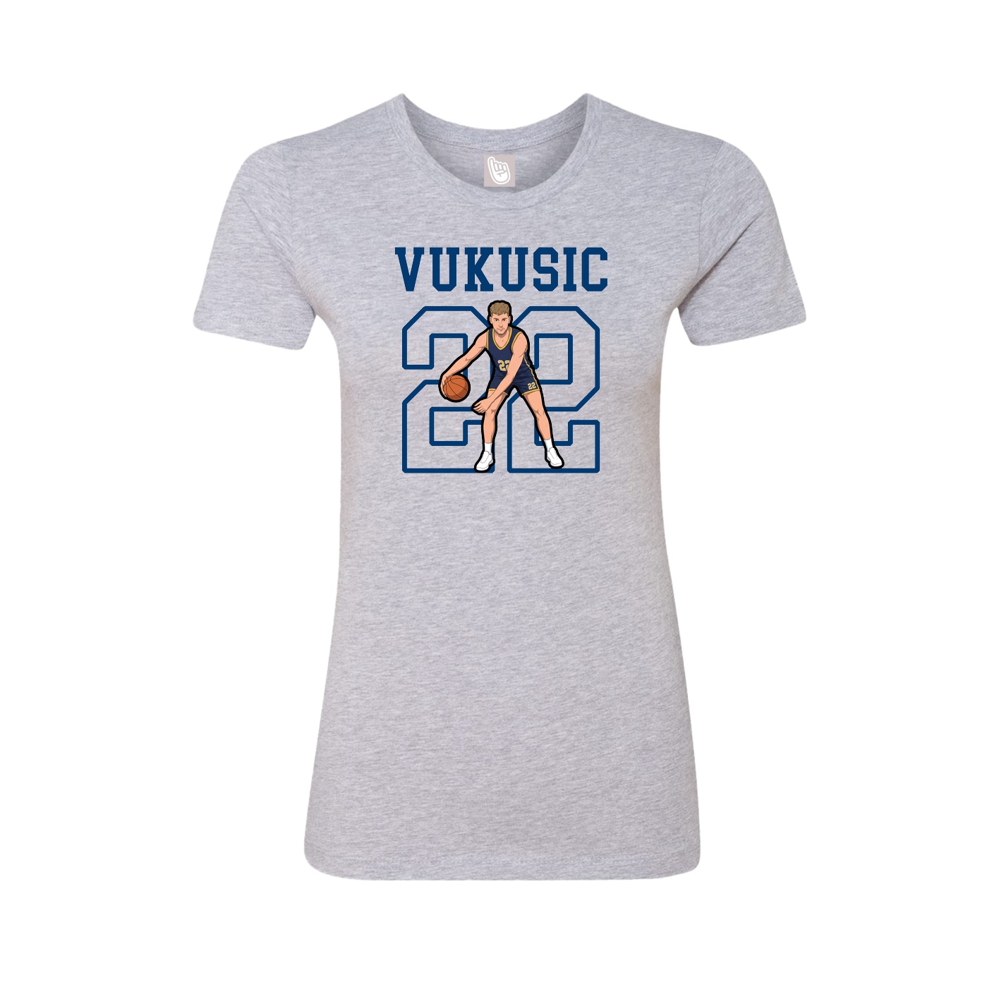 Fitted Women's Tee — Shirsey in Grey