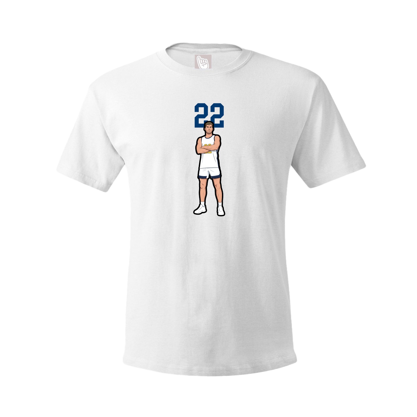 Tee — Number Top in White