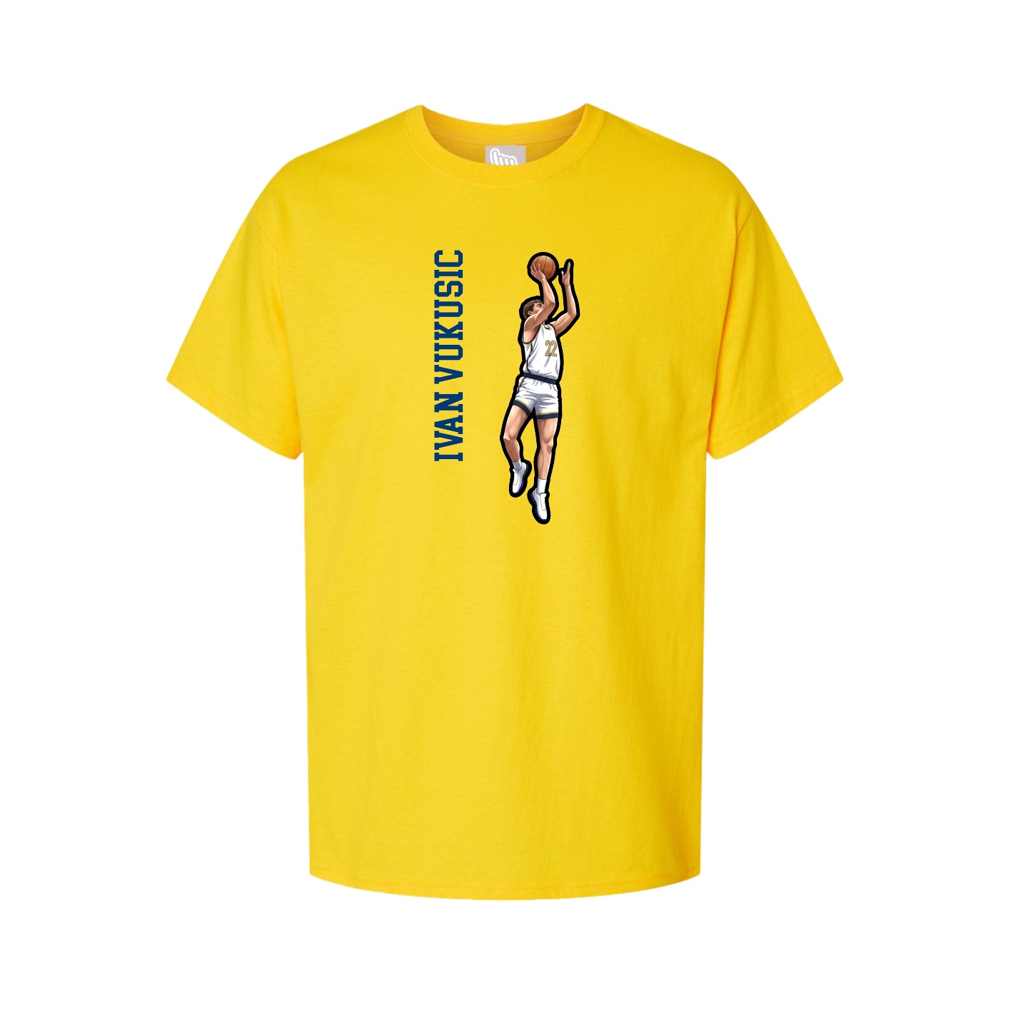 Tee — Name Vertical in Gold