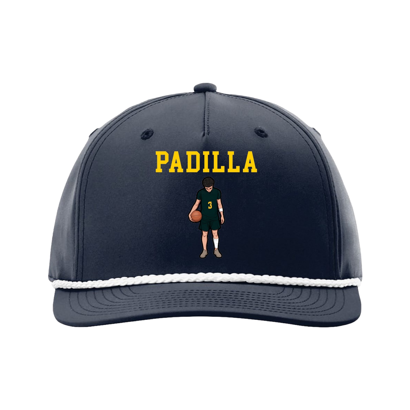 Five-Panel Classic Rope Cap — Shirsey in Navy