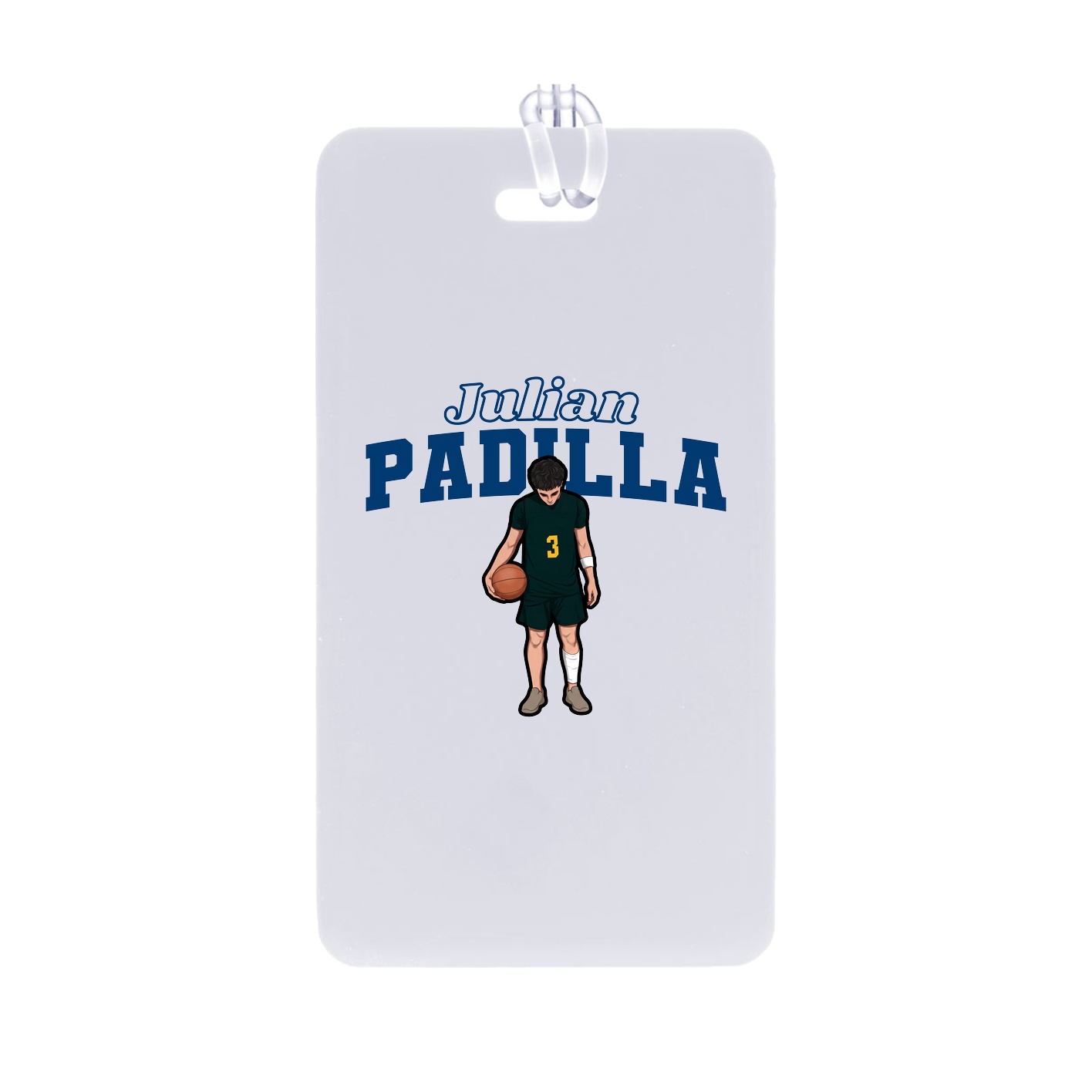 Bag Tag — Name Arch in Classic