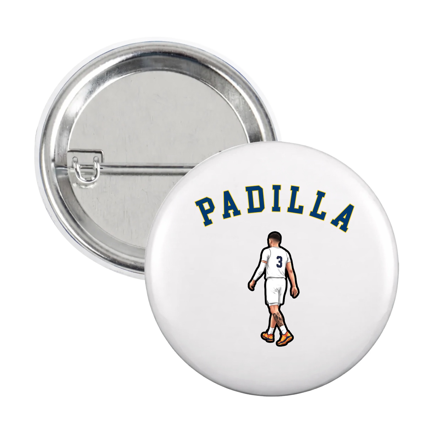 Game Day Button — Shirsey Arch in White
