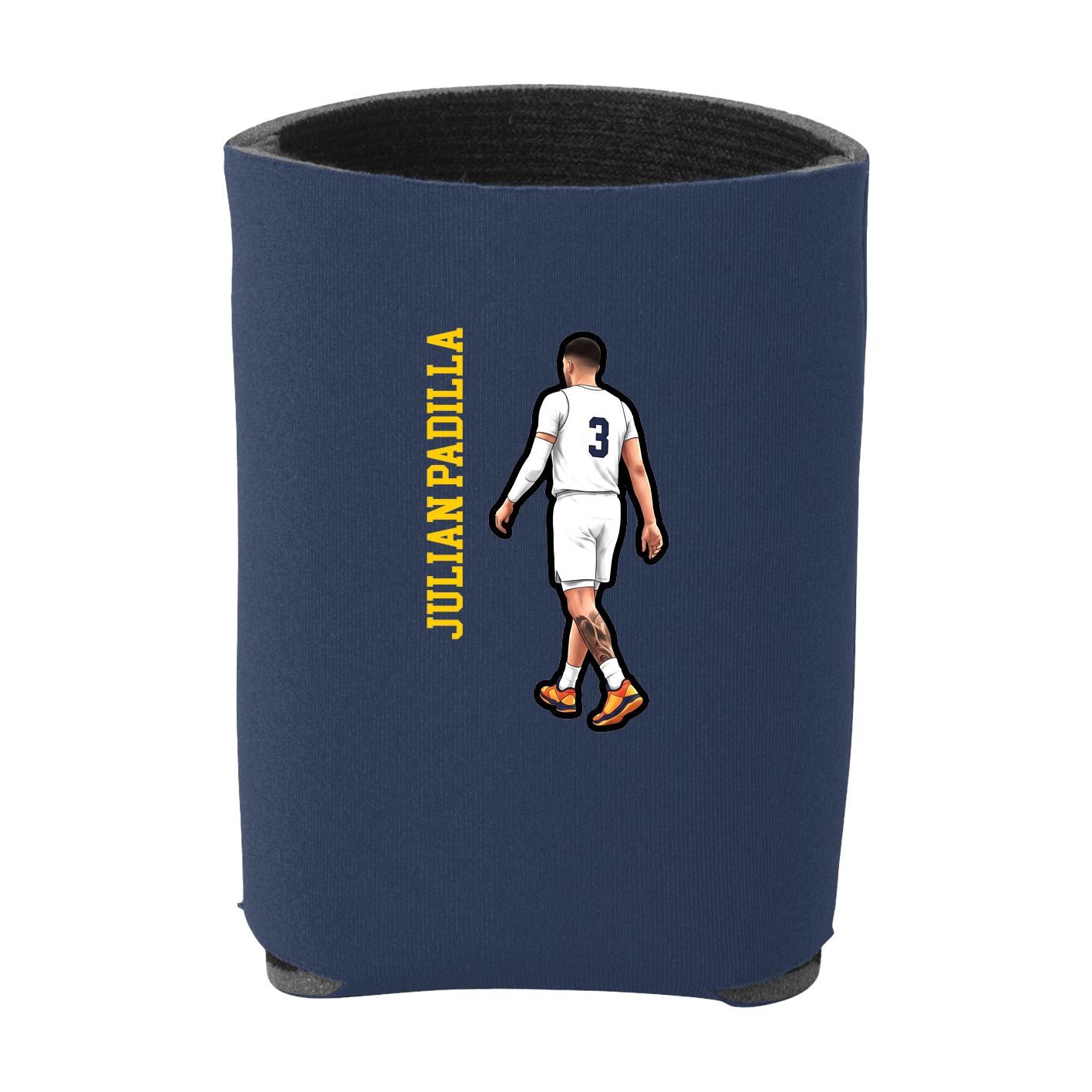 Can Holder — Name Vertical in Navy