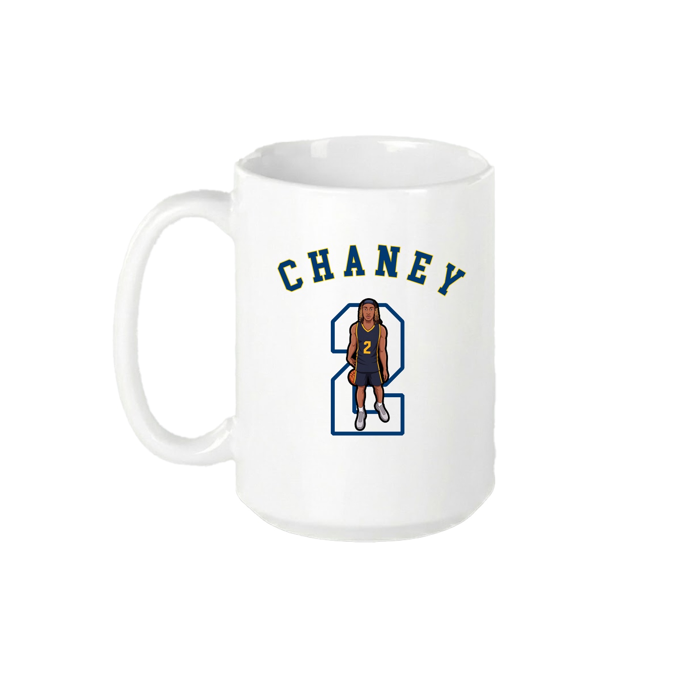 15oz Coffee Mug — Shirsey Arch in White