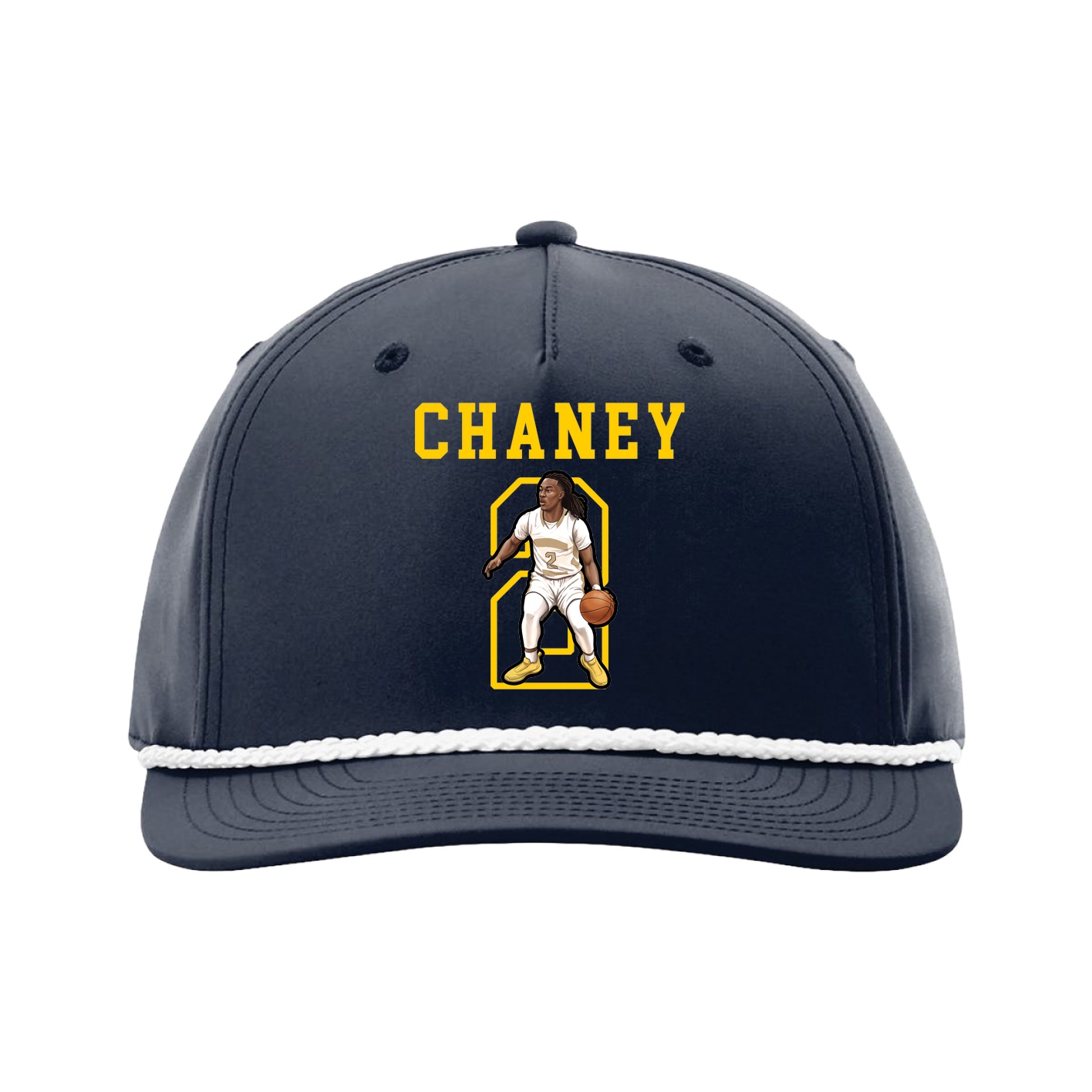 Five-Panel Classic Rope Cap — Shirsey in Navy