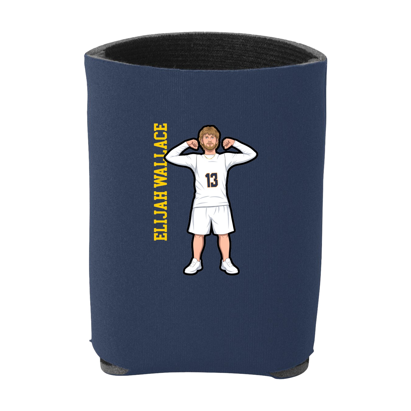 Can Holder — Name Vertical in Navy