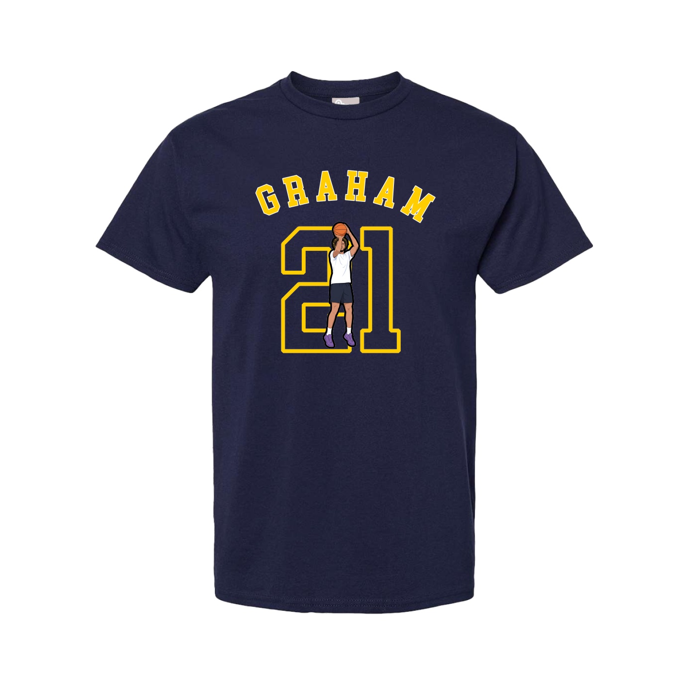 Youth Tee — Shirsey Arch in Navy