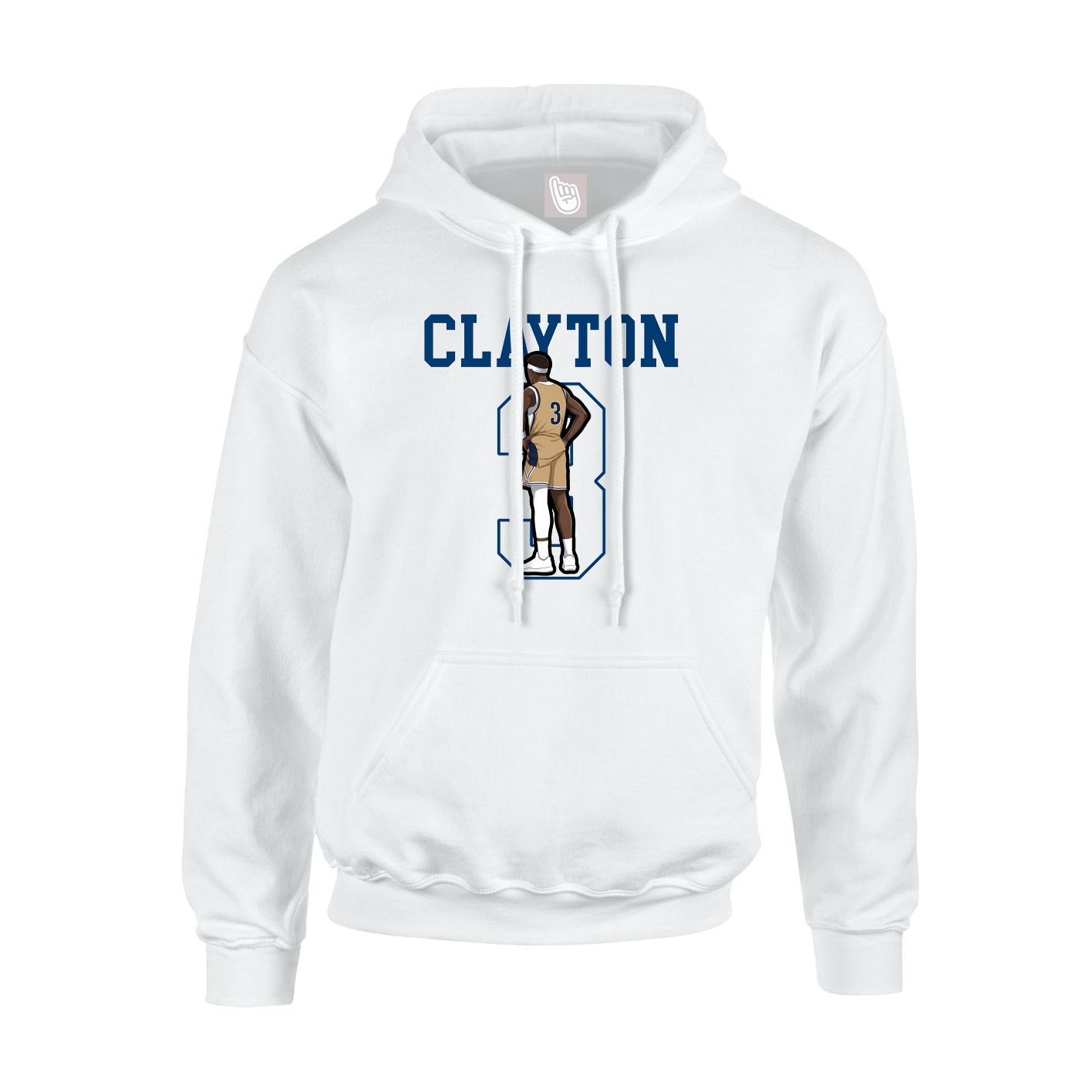 Hoodie — Shirsey in White
