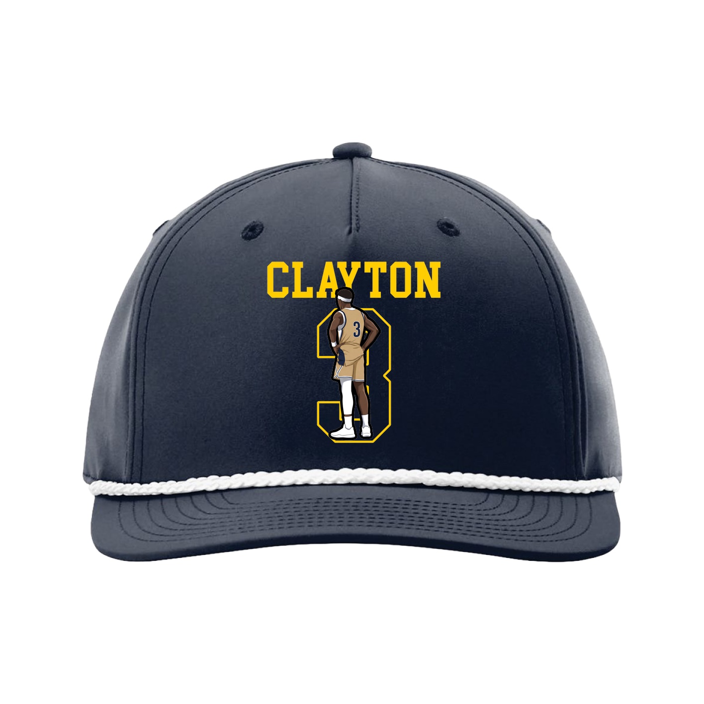 Five-Panel Classic Rope Cap — Shirsey in Navy